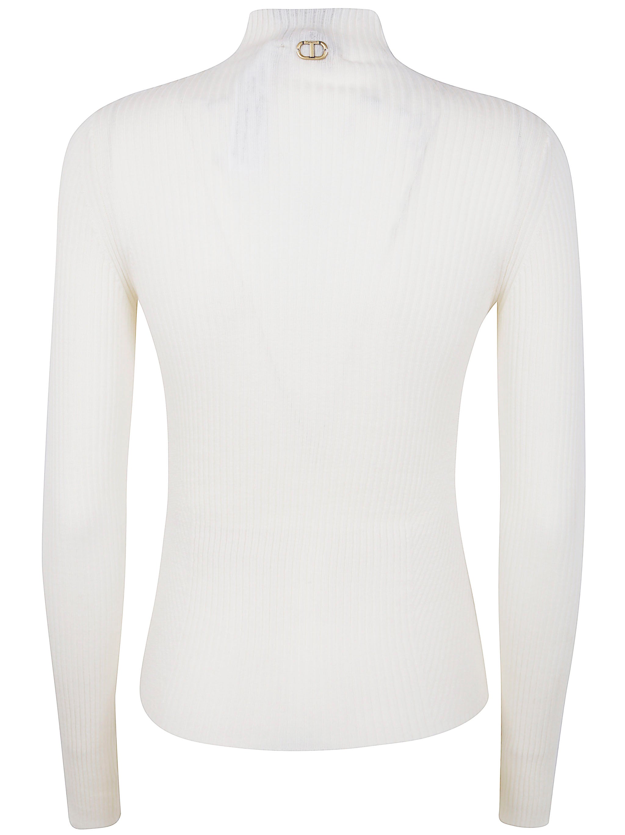 TWIN-SET Wool Turtleneck Sweater