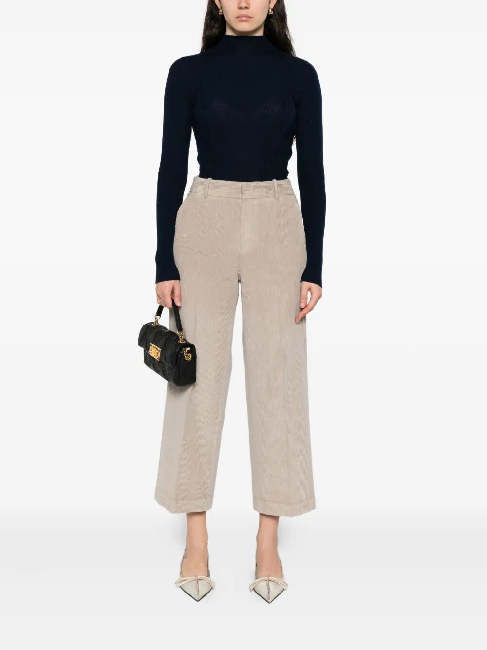 TWIN-SET Women's Turtle Neck Sweater