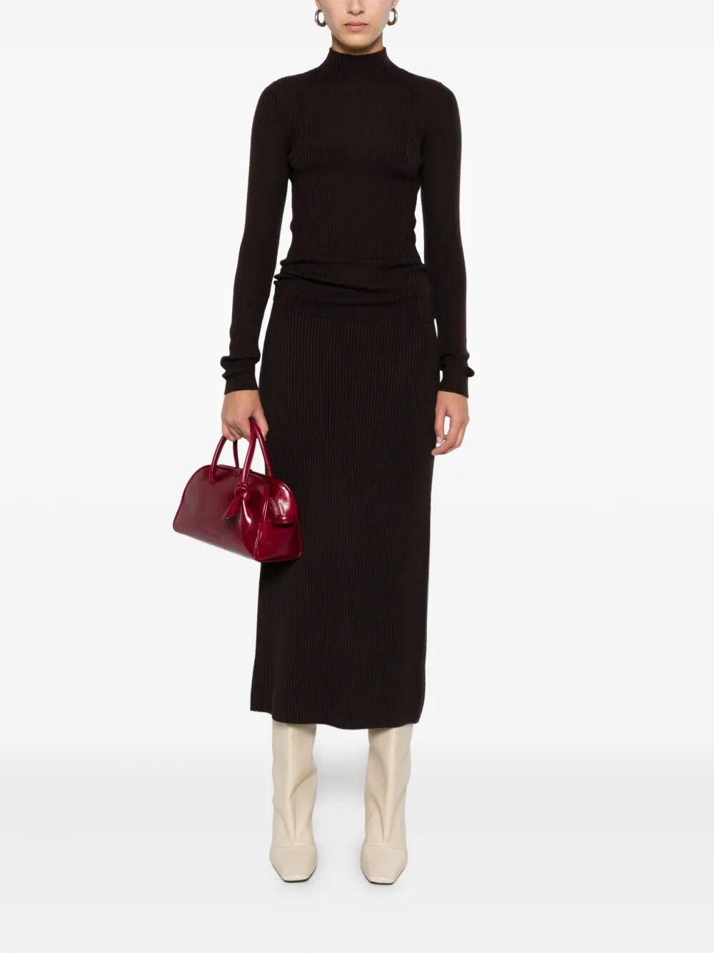 TWIN-SET Chic Midi Skirt for Women