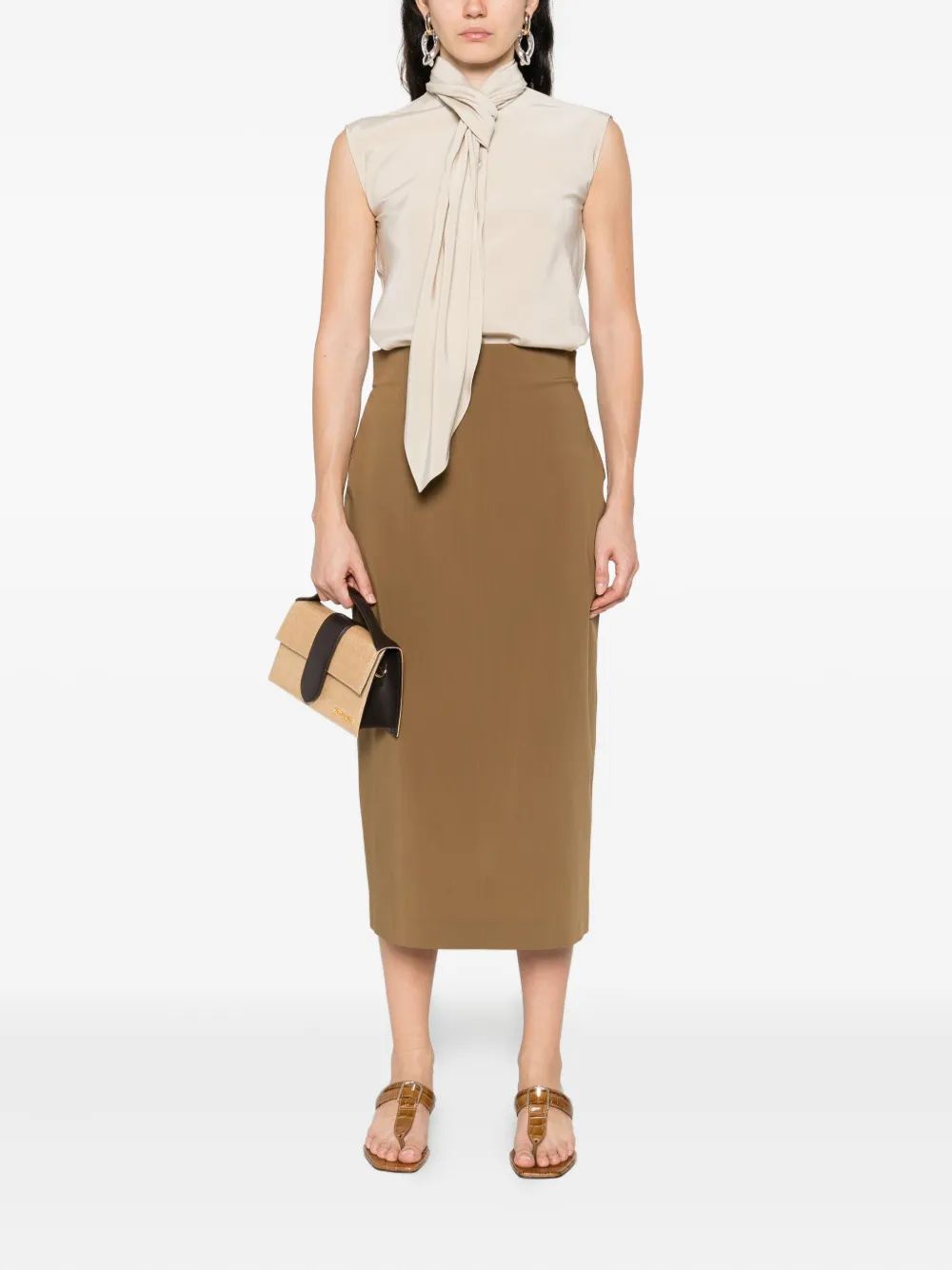 ALBERTA FERRETI Women's Mini Elastan Skirt