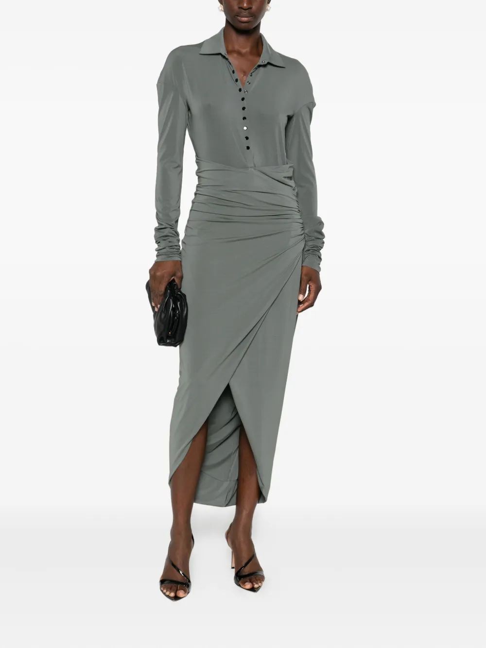 ALBERTA FERRETI Elegant Stretch Dress