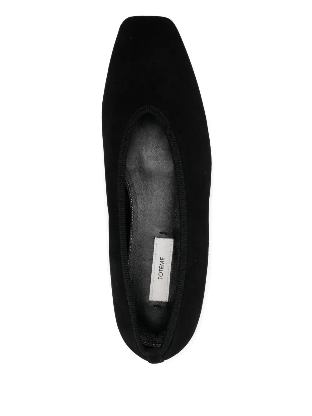 TOTEME Suede Ballerina Flats