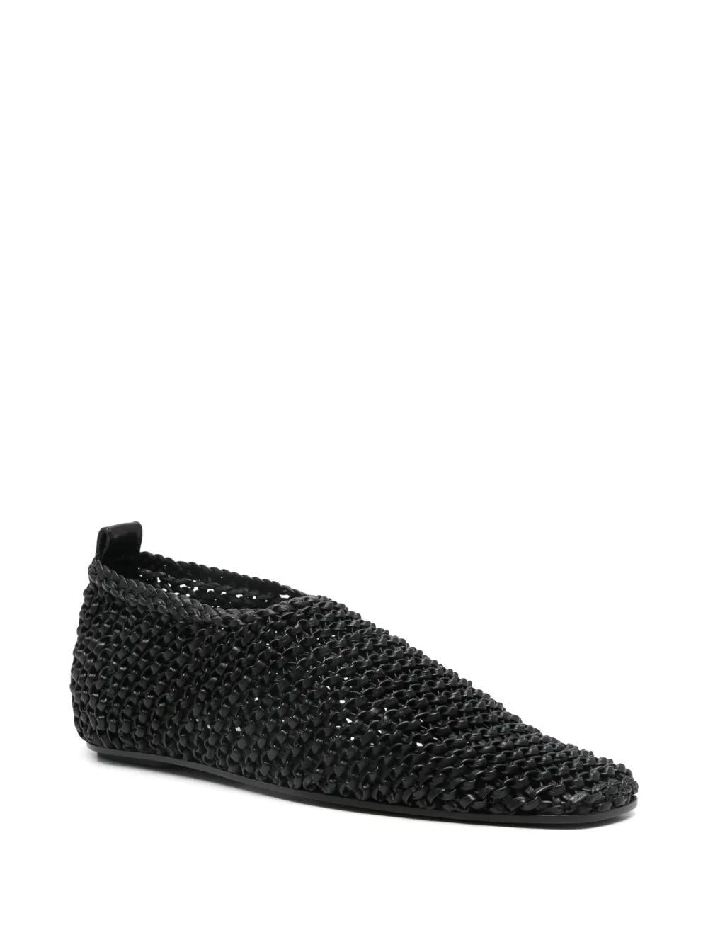 TOTEME Woven Leather Ballerina Flats