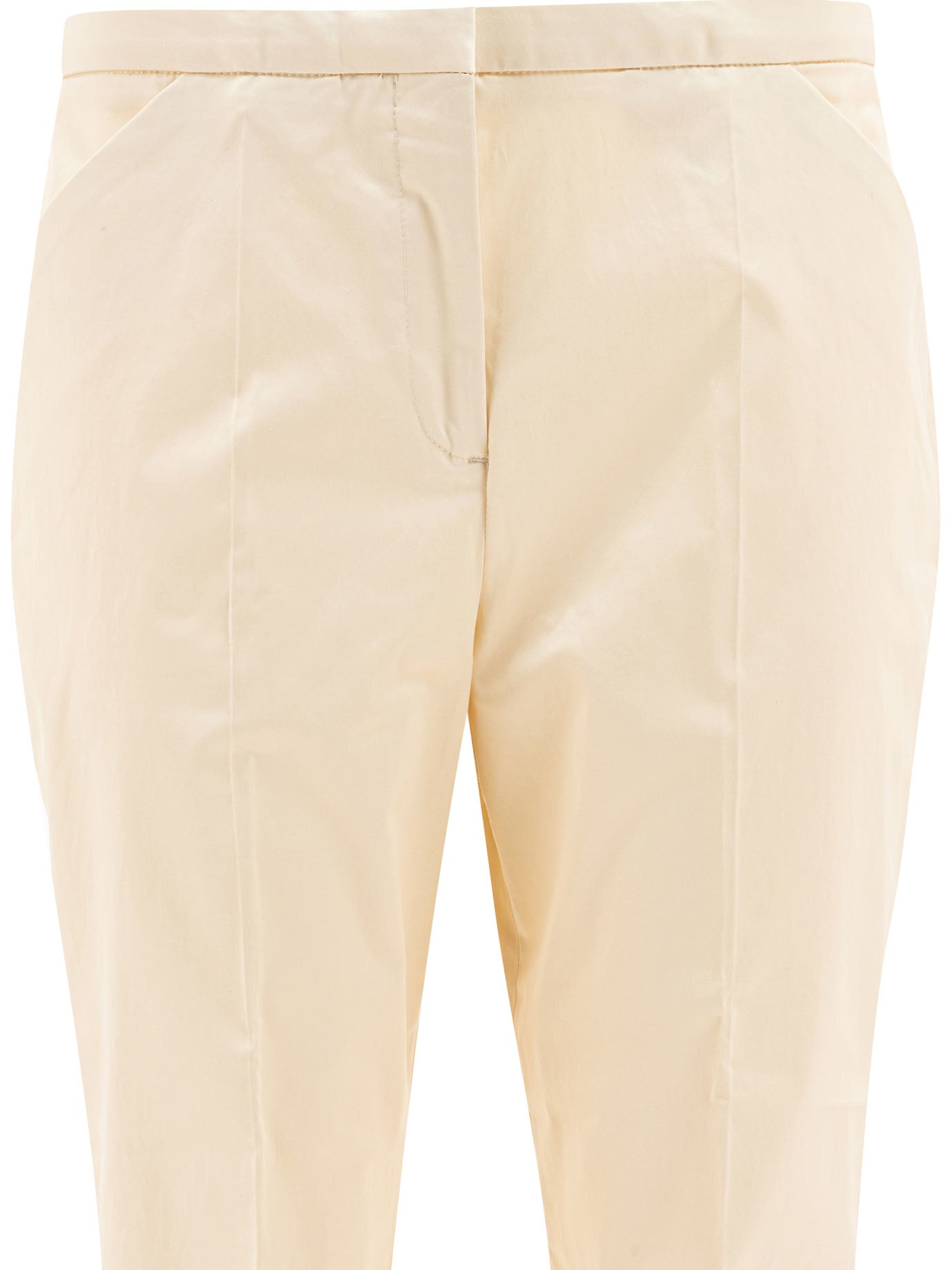 TOTEME Cropped Trousers for Women - SS25