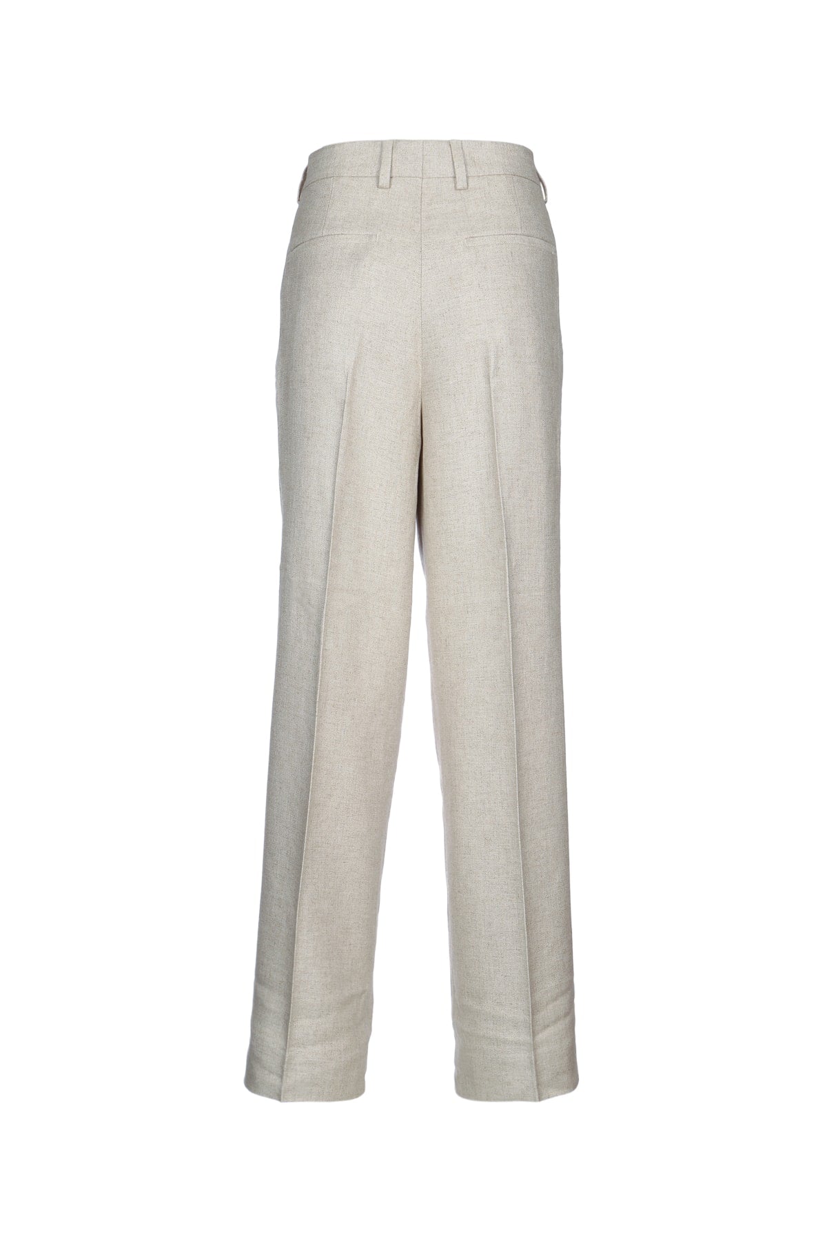 TOTEME Double-Pleat Straight Trousers for Women - SS25
