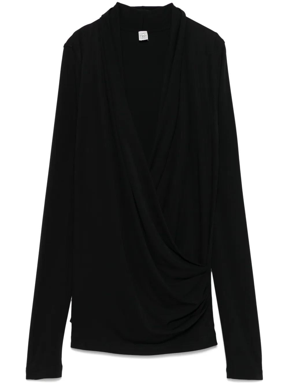 TOTEME Overlapped Mini T-Shirt Top