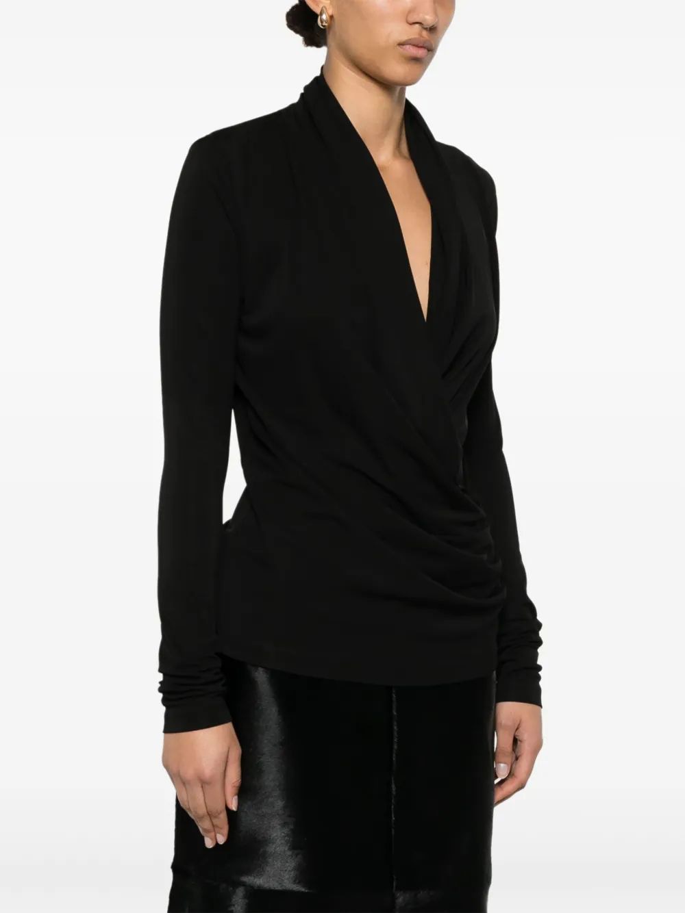 TOTEME Overlapped Mini T-Shirt Top