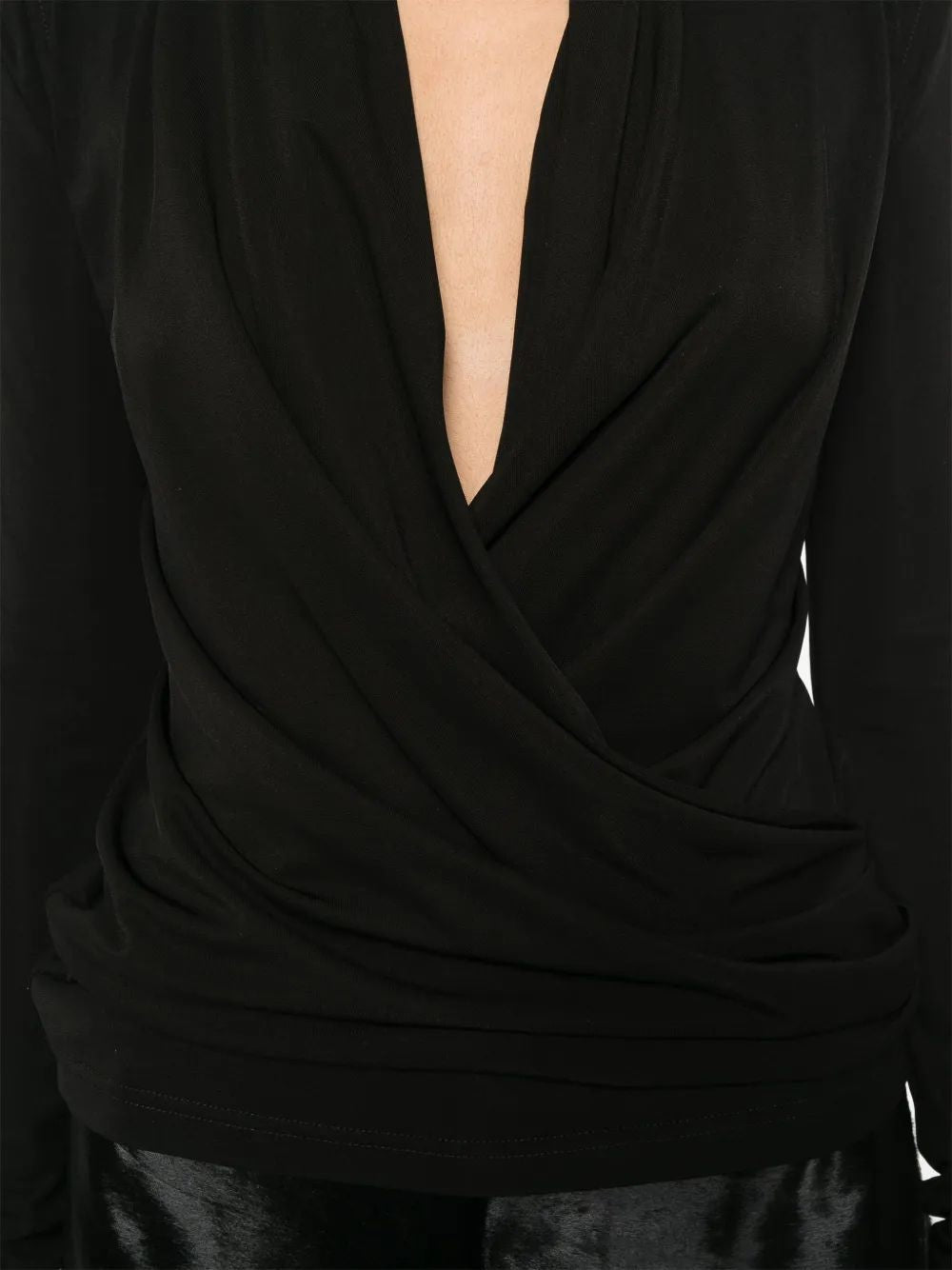 TOTEME Overlapped Mini T-Shirt Top