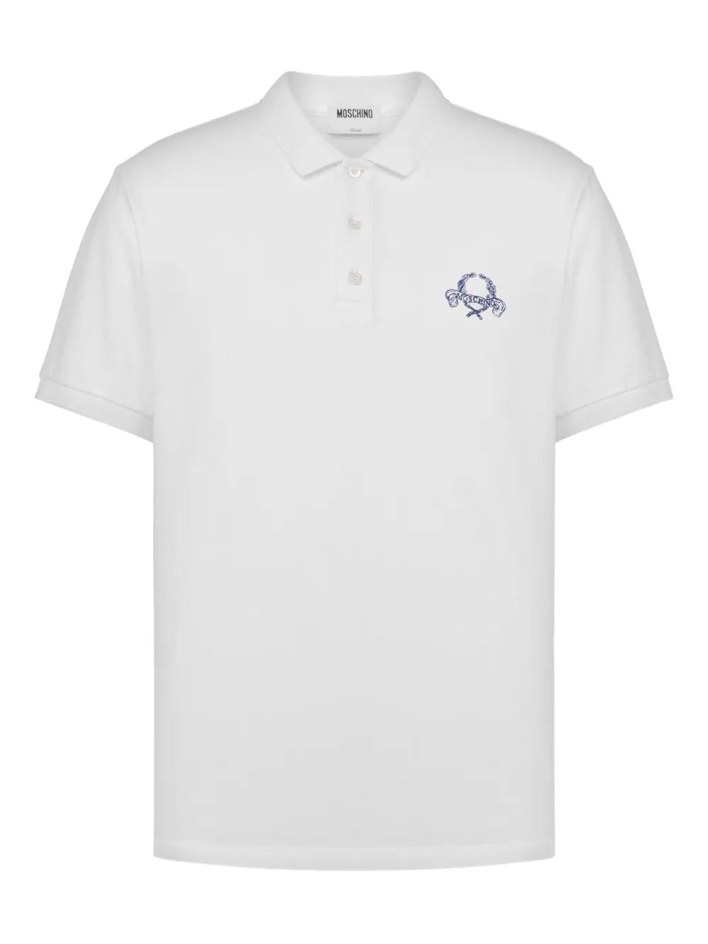 MOSCHINO COUTURE Cotton Polo Shirt for Men - FW25 Collection