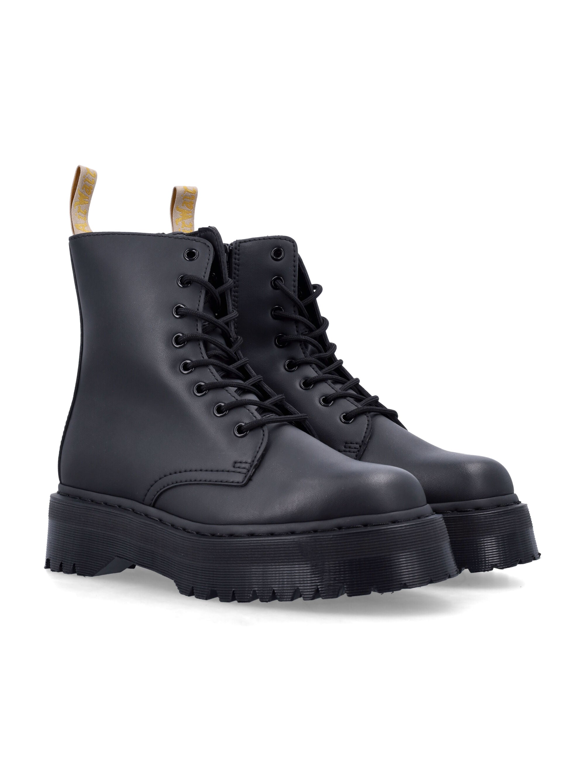 DR. MARTENS Vegan Leather Jadon II Chunky Platform Boots - Men’s 8-Eyelet Design
