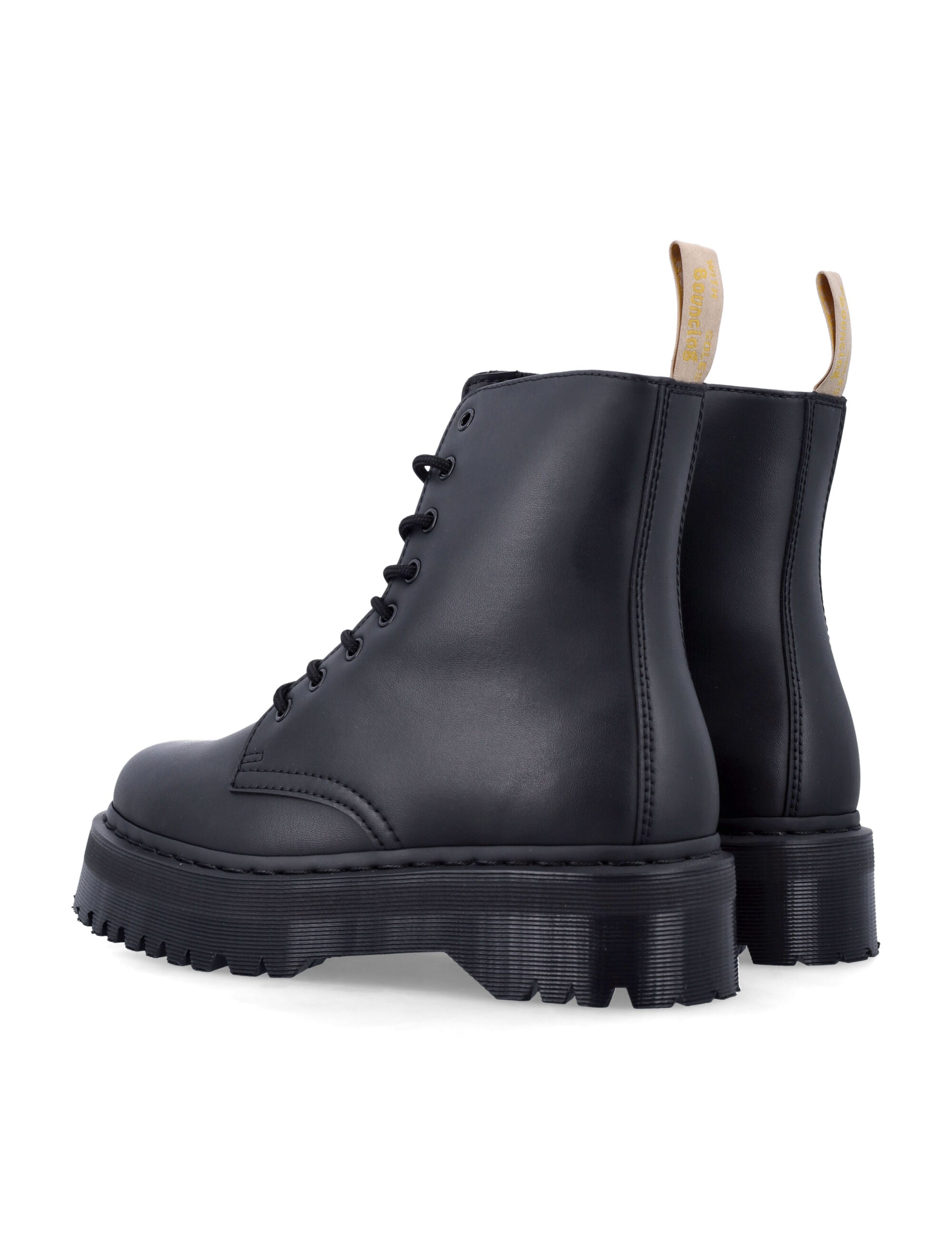 DR. MARTENS Vegan Leather Jadon II Chunky Platform Boots - Men’s 8-Eyelet Design