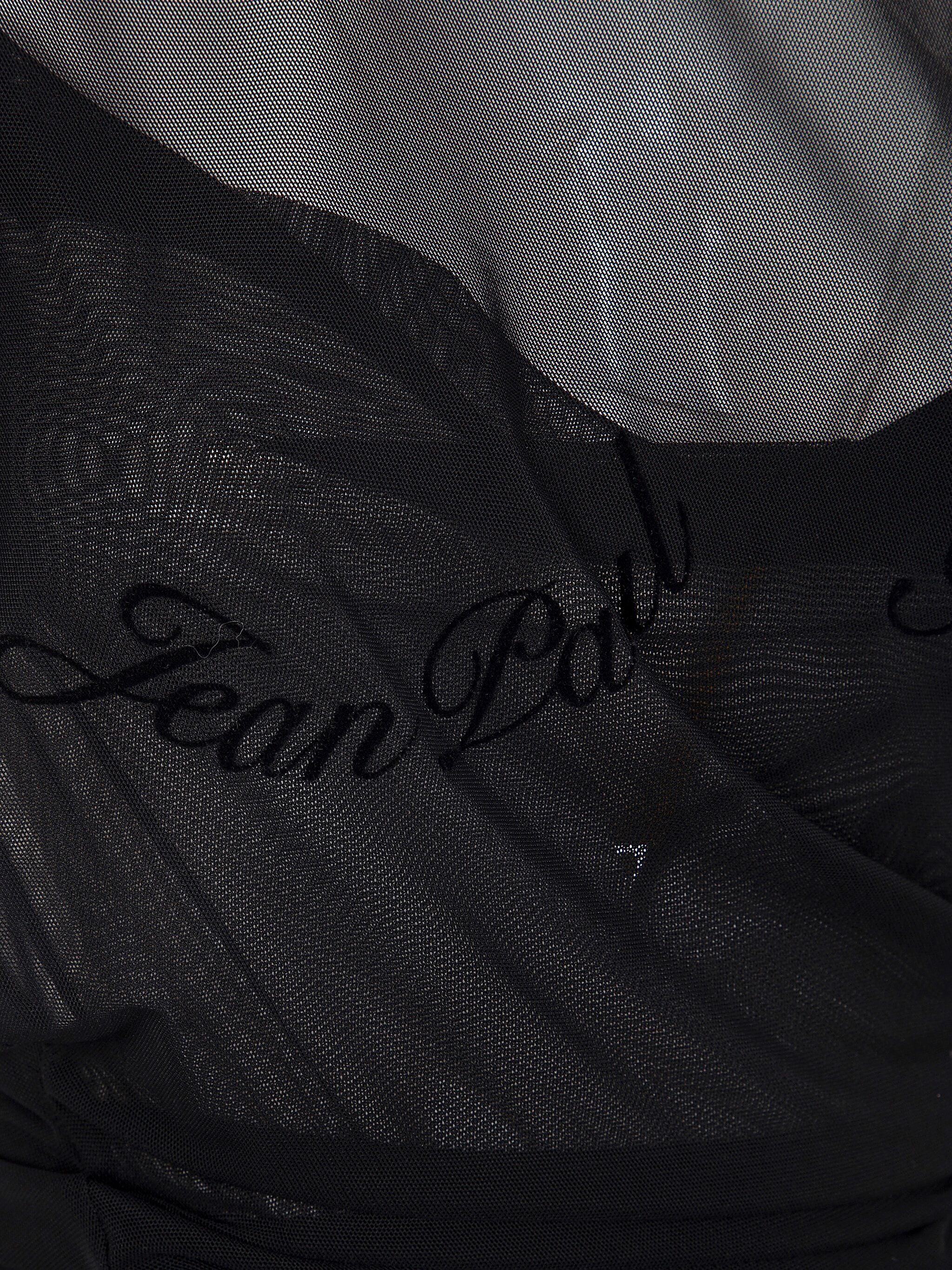 JEAN PAUL GAULTIER Mesh Open Back Sleeveless Mini Dress