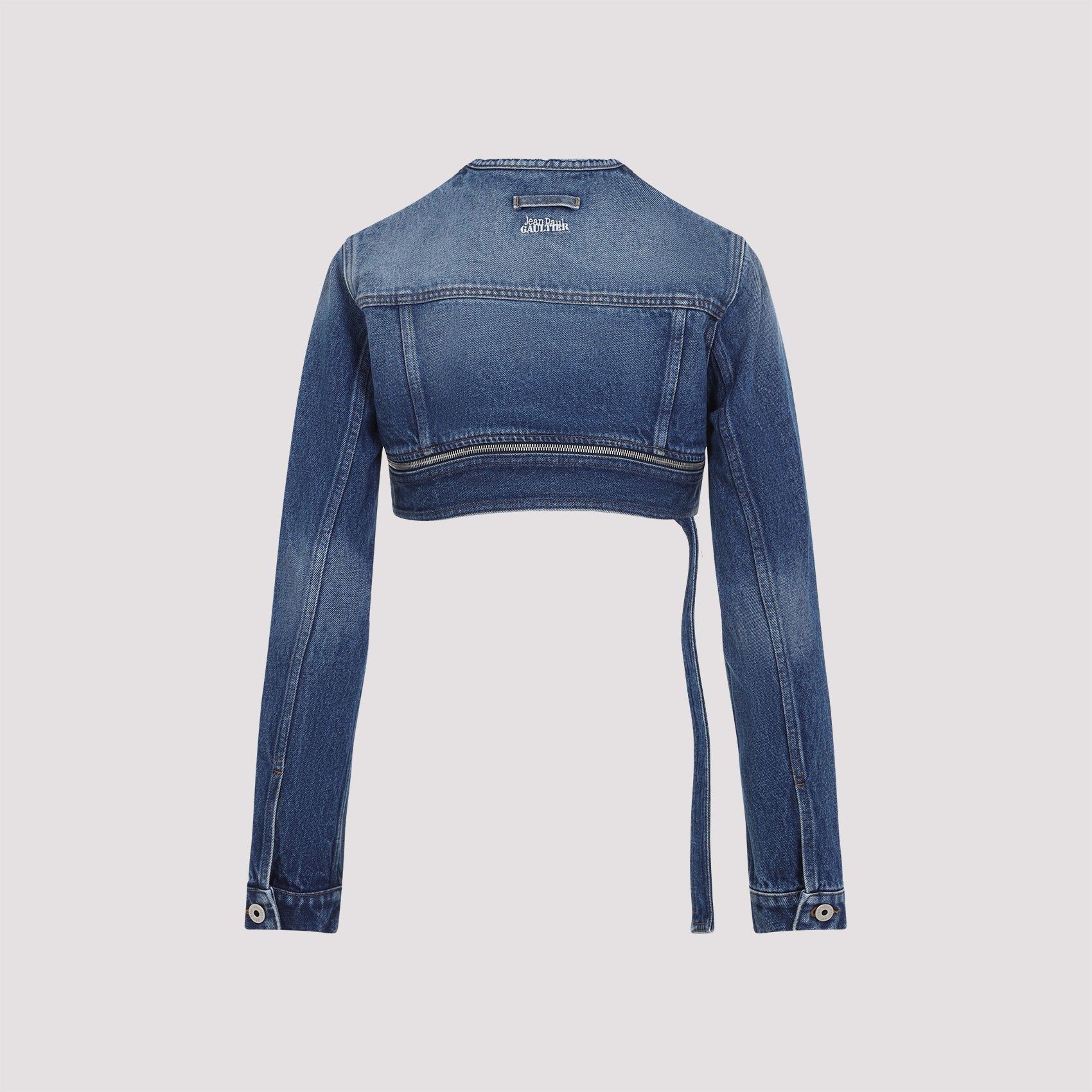 JEAN PAUL GAULTIER Super Cropped Denim Jacket