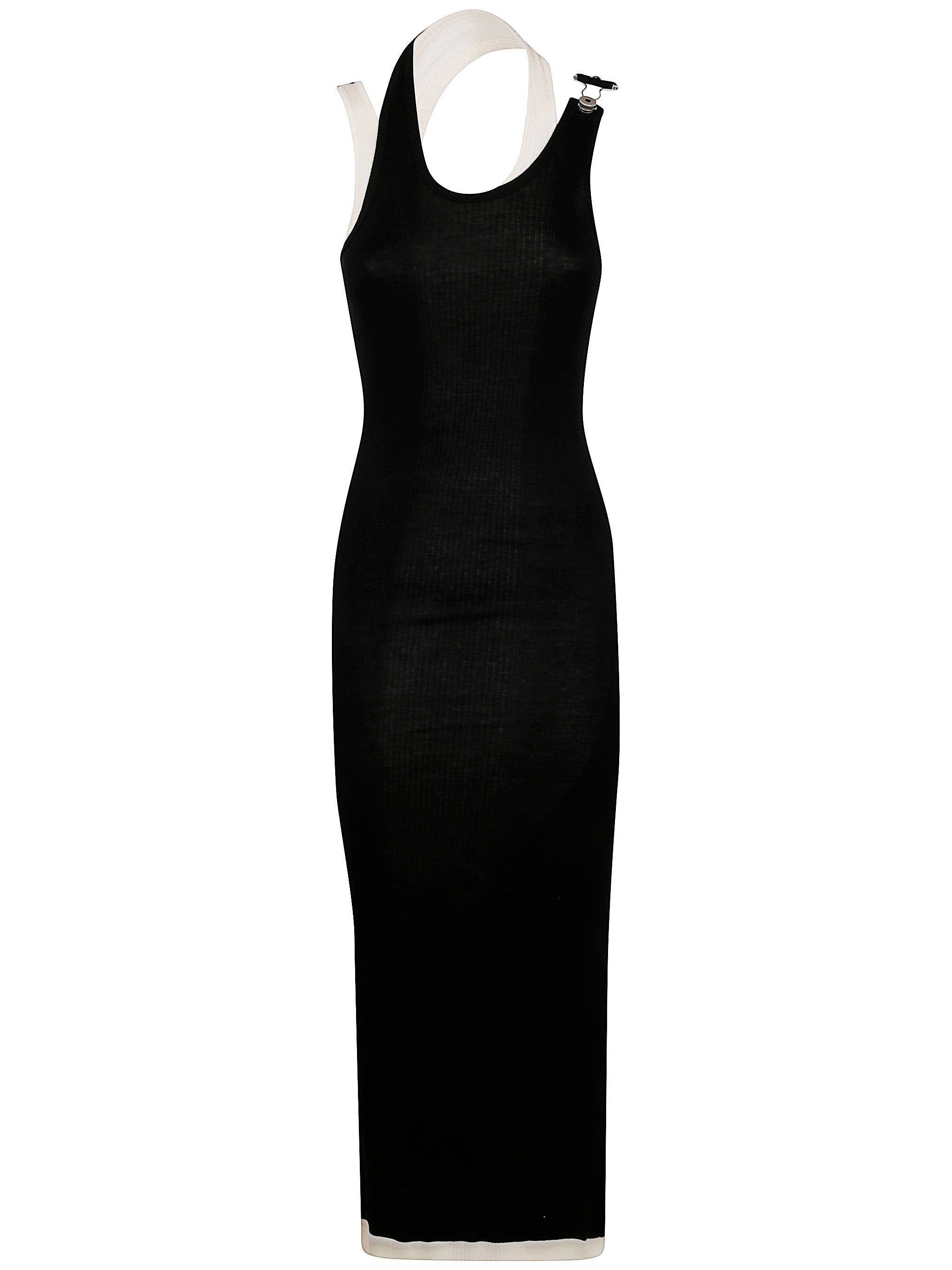 JEAN PAUL GAULTIER Double Layer Sleeveless Twisted Dress
