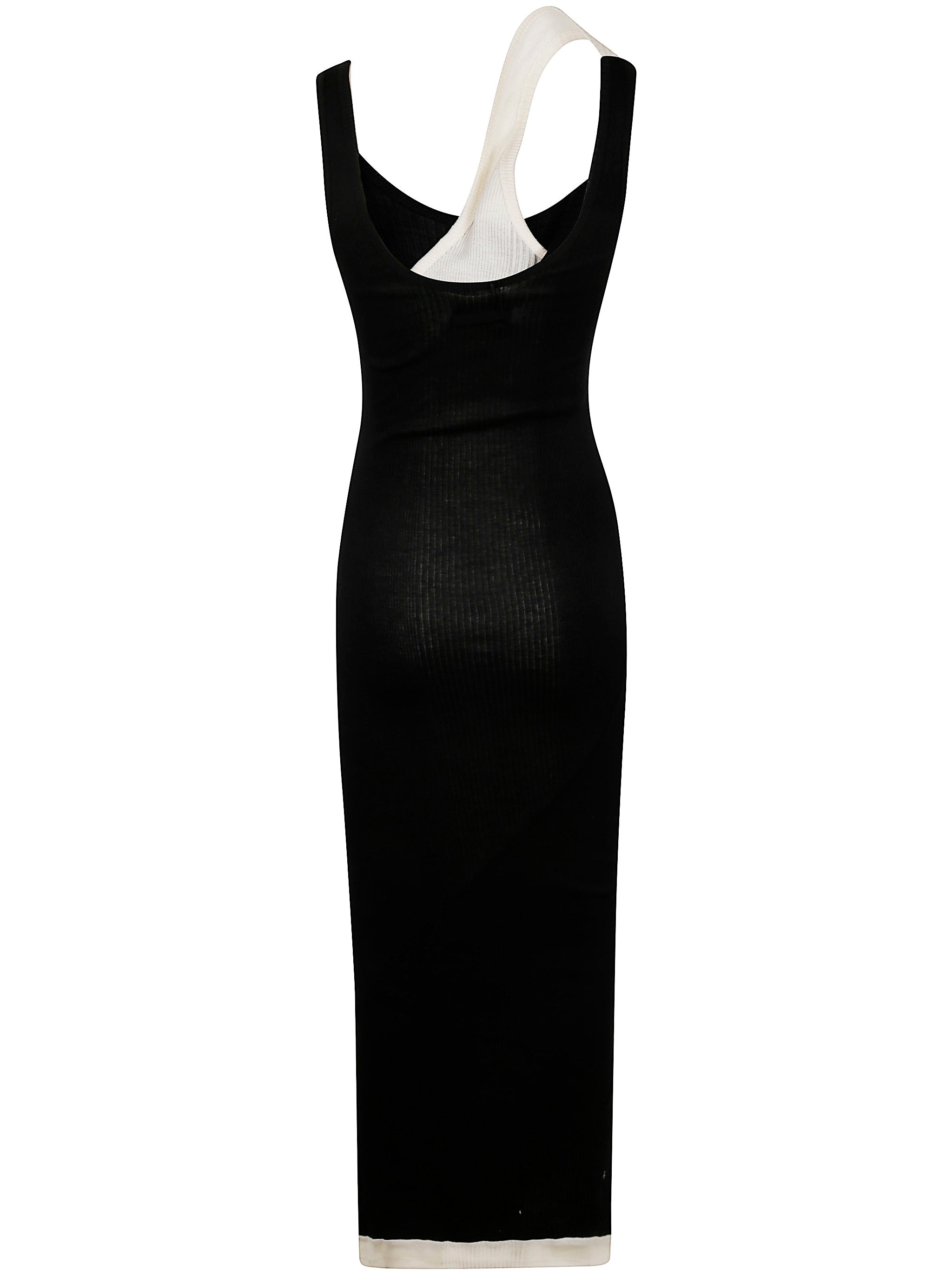 JEAN PAUL GAULTIER Double Layer Sleeveless Twisted Dress