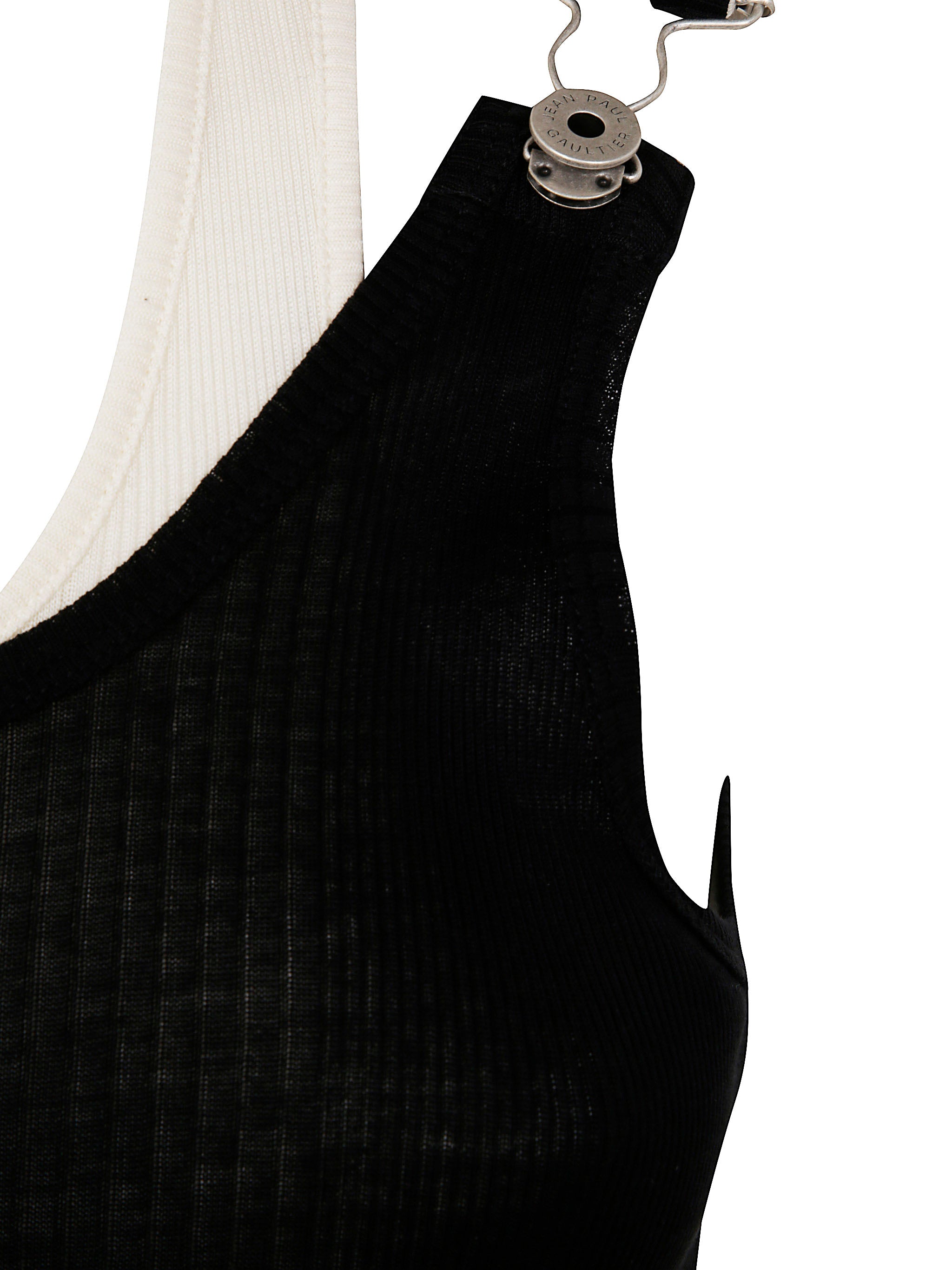 JEAN PAUL GAULTIER Double Layer Sleeveless Twisted Dress