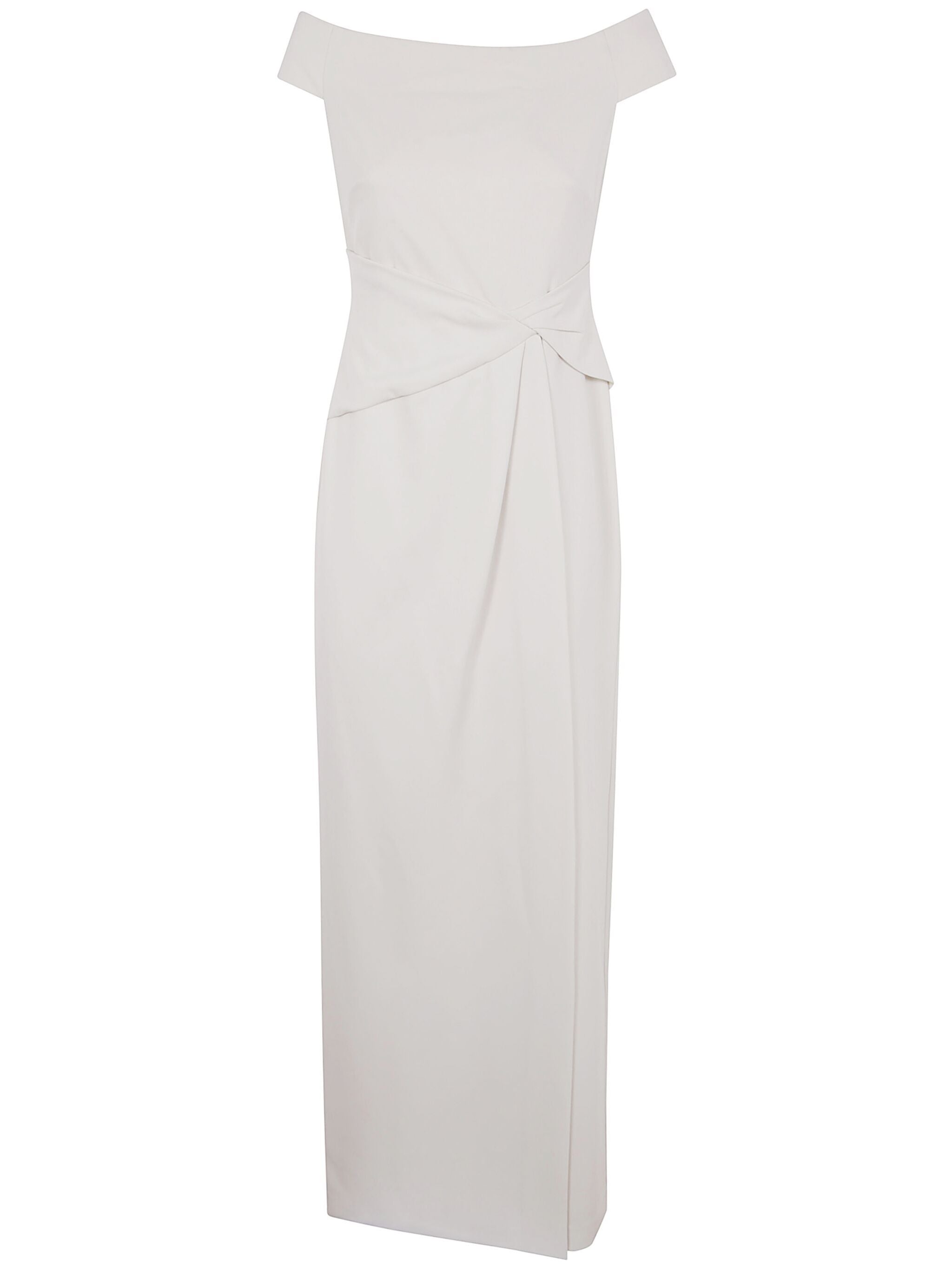 LAUREN RALPH LAUREN Short Sleeves Mini Gown