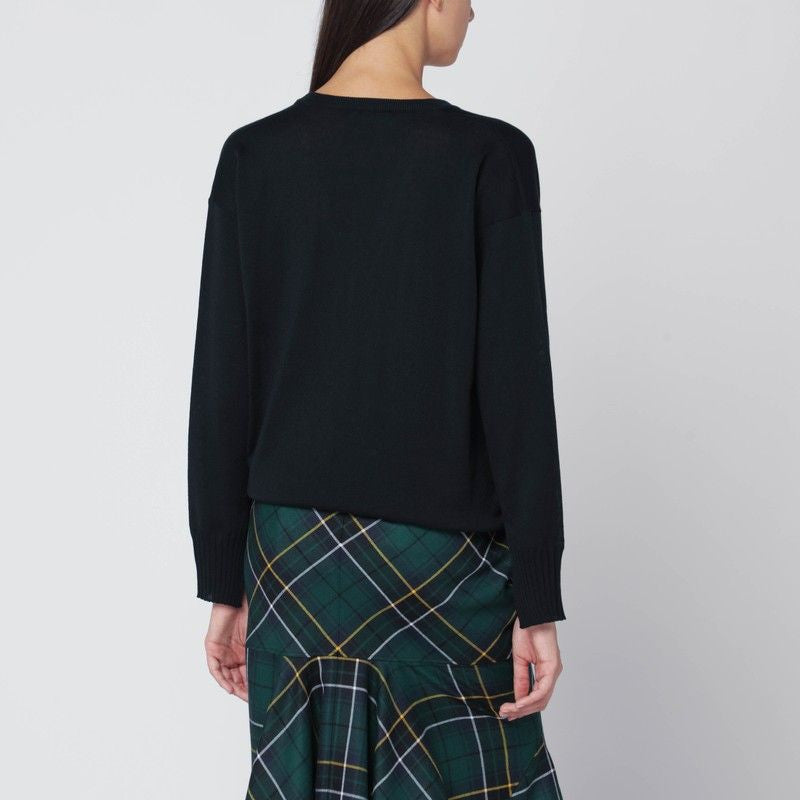 ROBERTO COLLINA V-Neck Wool Sweater for Women - Size S