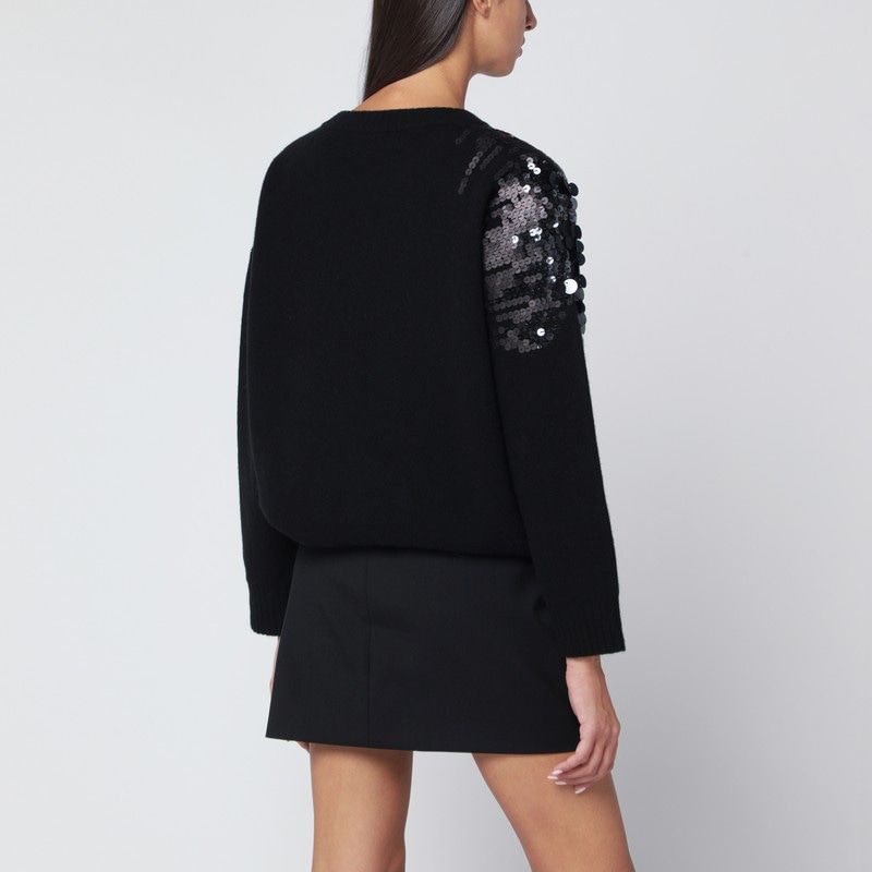 ROBERTO COLLINA Embroidered Crew-Neck Sweater in Various Sizes