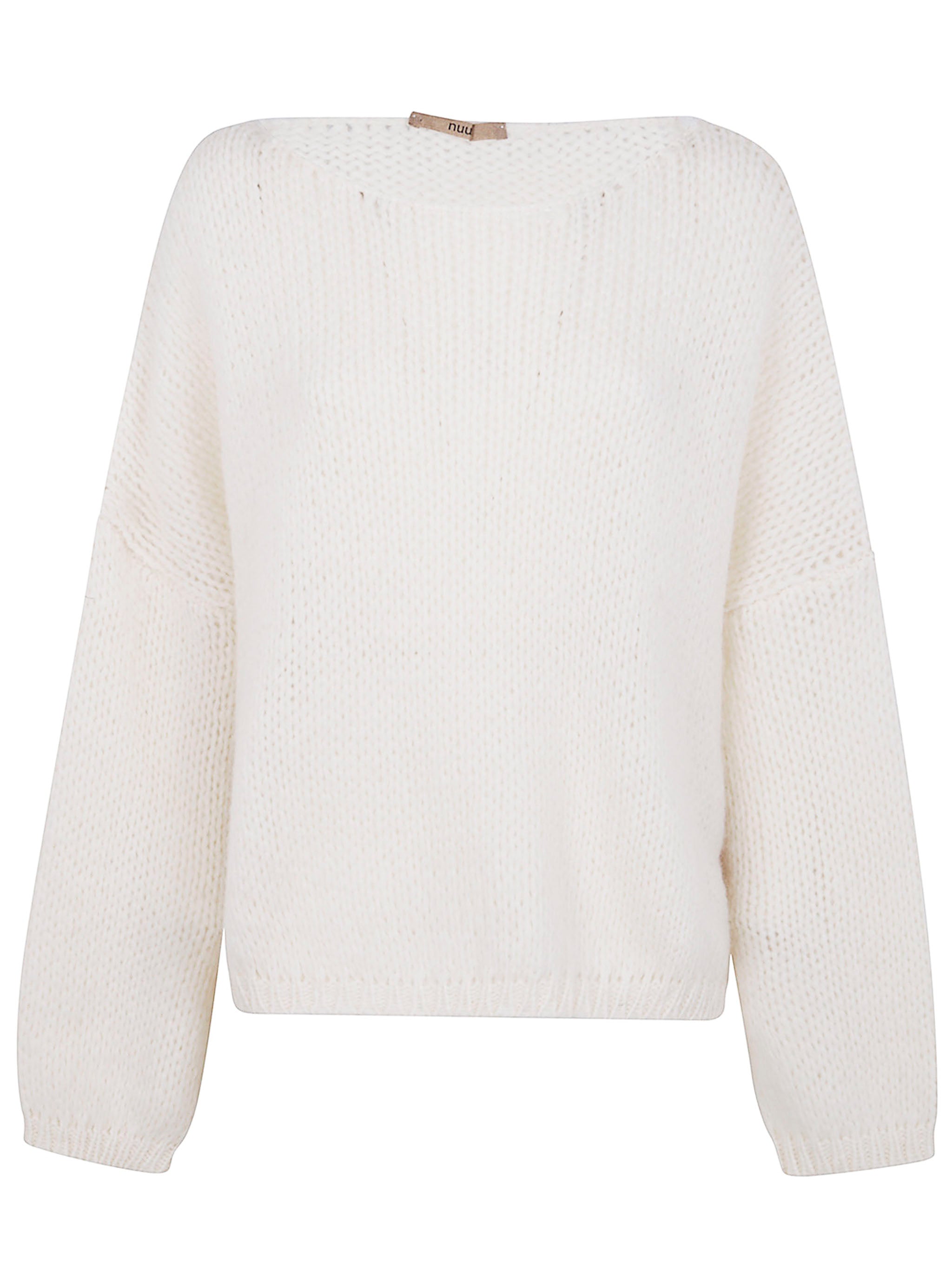 NUUR Long Sleeves Boat Neck Sweater