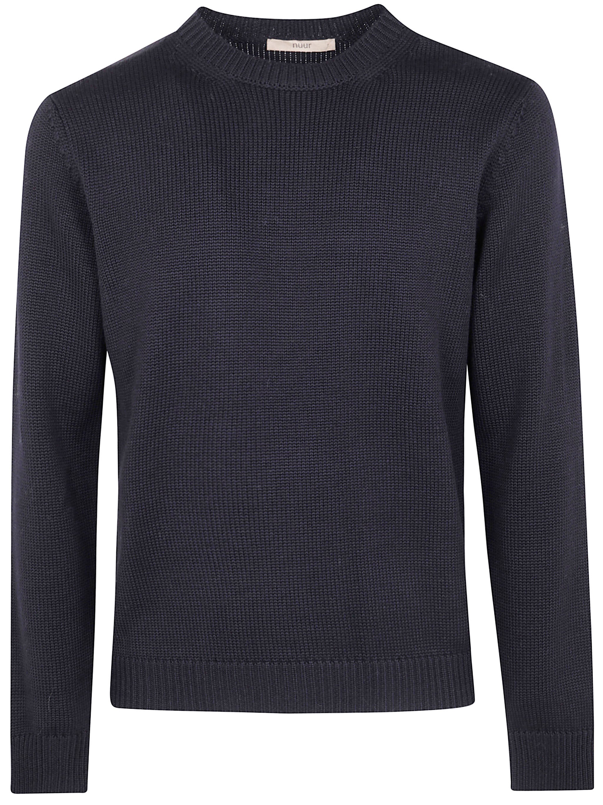 NUUR Men's Long Sleeve Round Neck Sweater