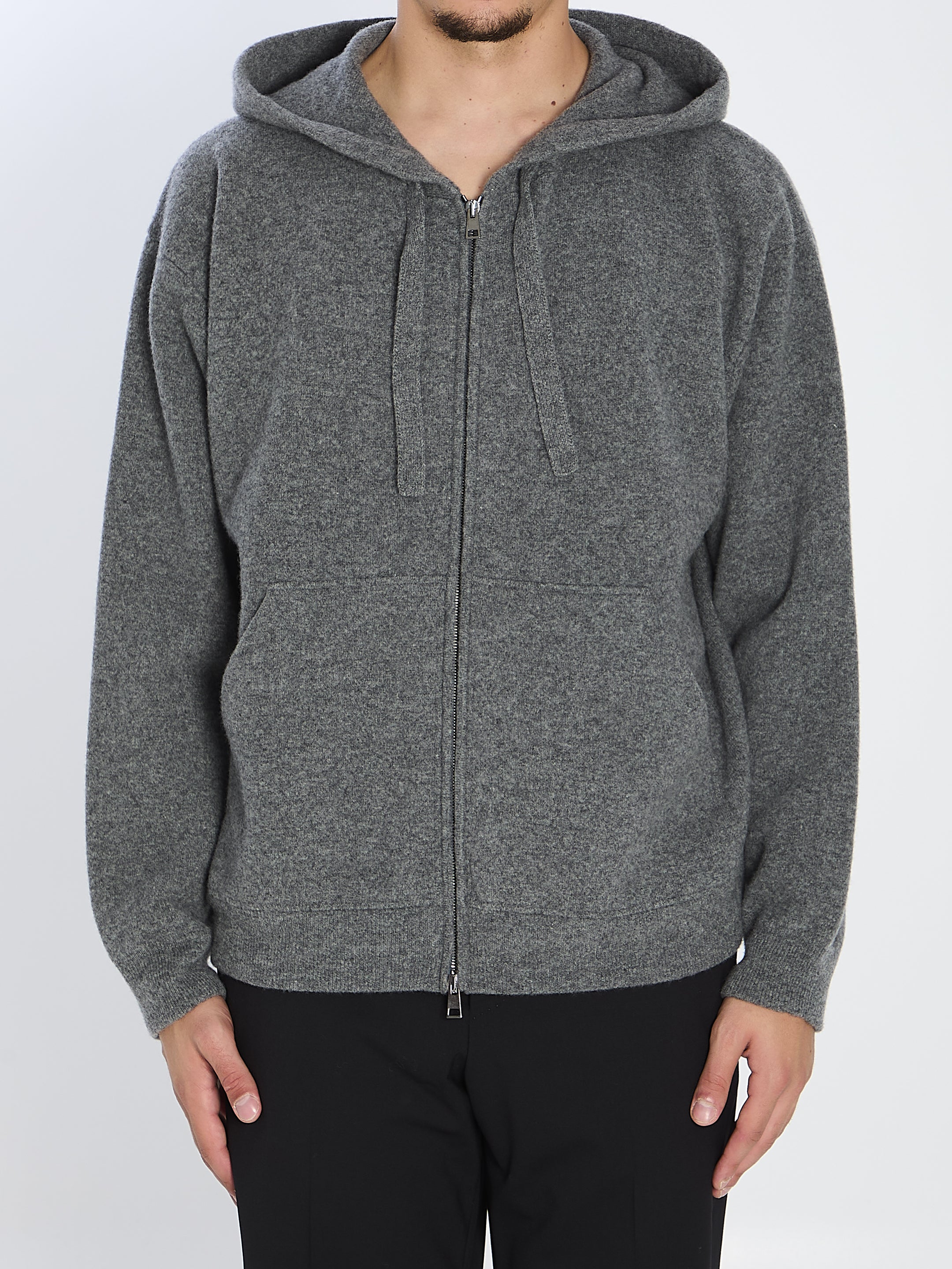 ROBERTO COLLINA Super-Fine Wool Hoodie - Size 50