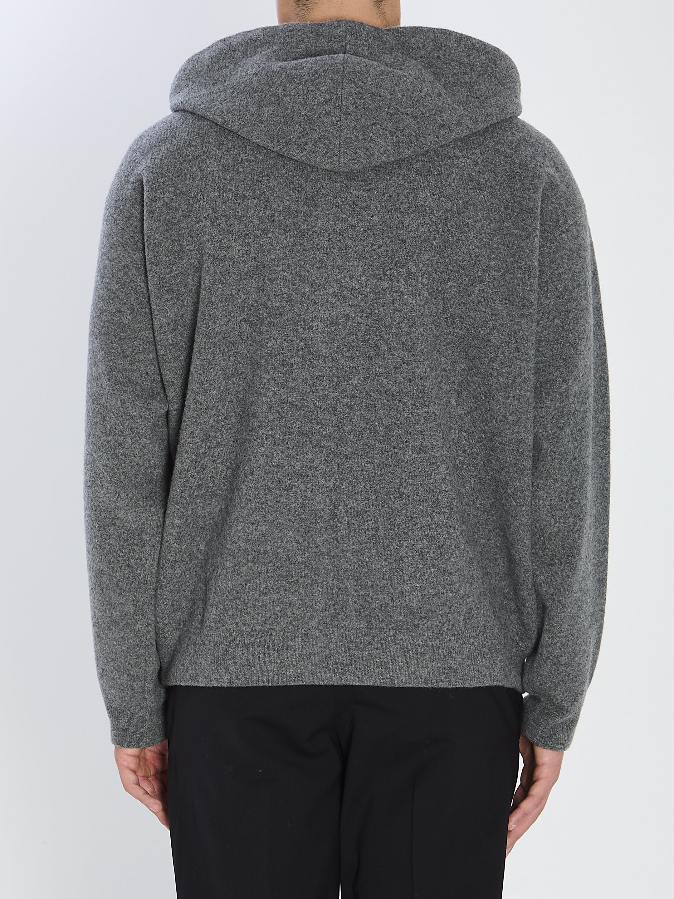 ROBERTO COLLINA Super-Fine Wool Hoodie - Size 50