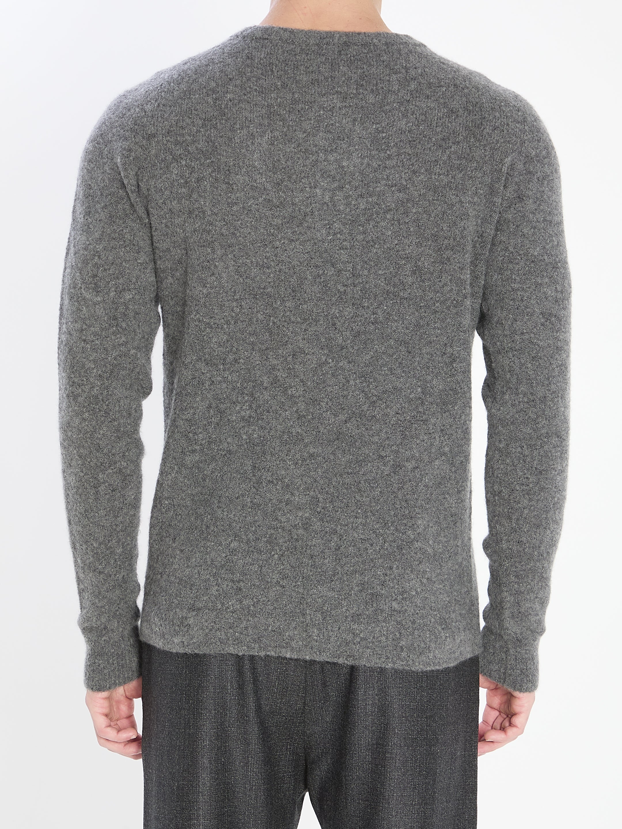 ROBERTO COLLINA Cashmere Blend Crewneck Sweater - Size 50