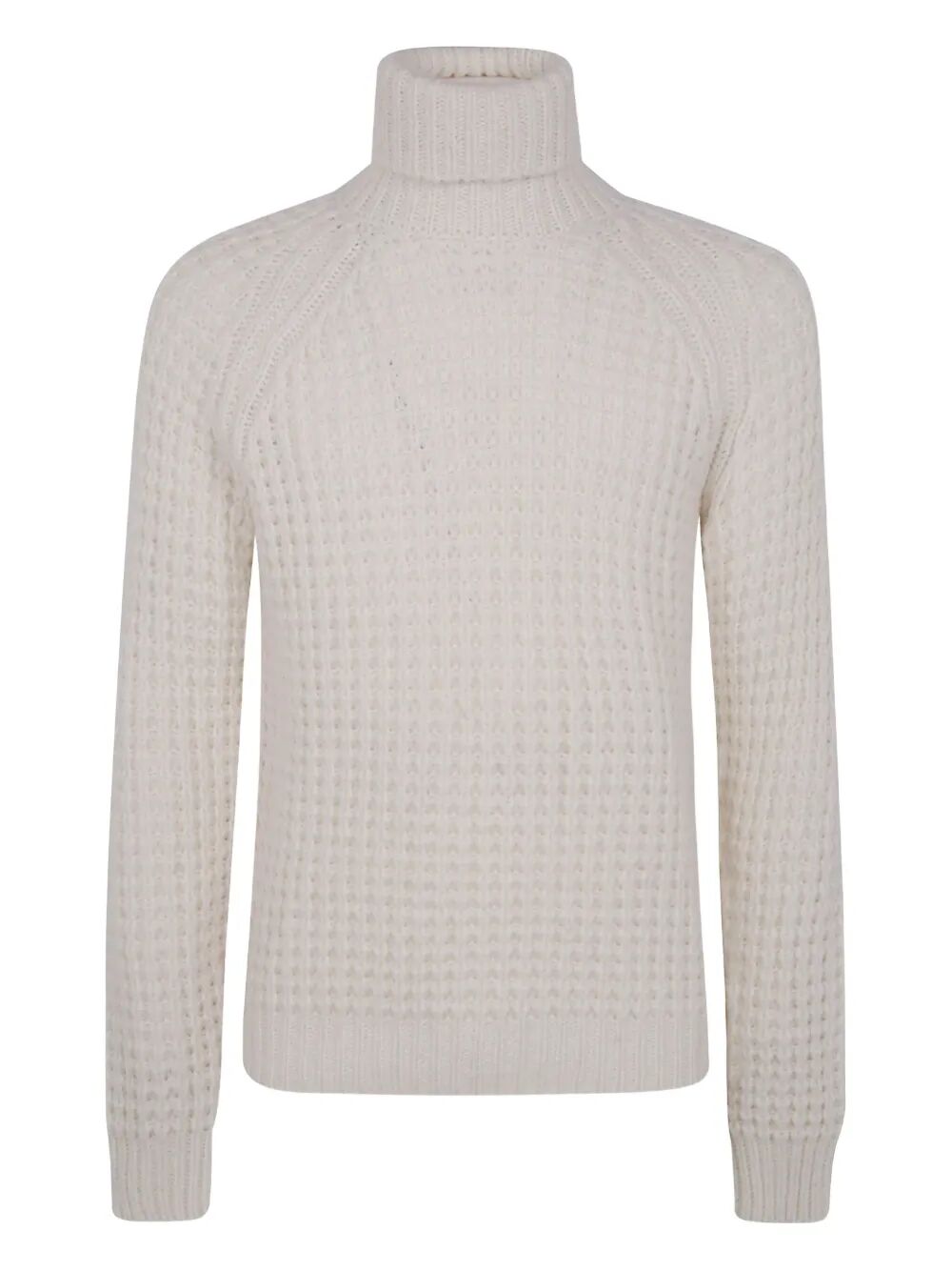 NUUR Military Stitch Long Sleeves Turtle Neck Sweater