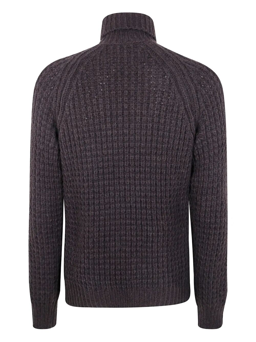 NUUR Military Stitch Long Sleeves Turtle Neck Sweater