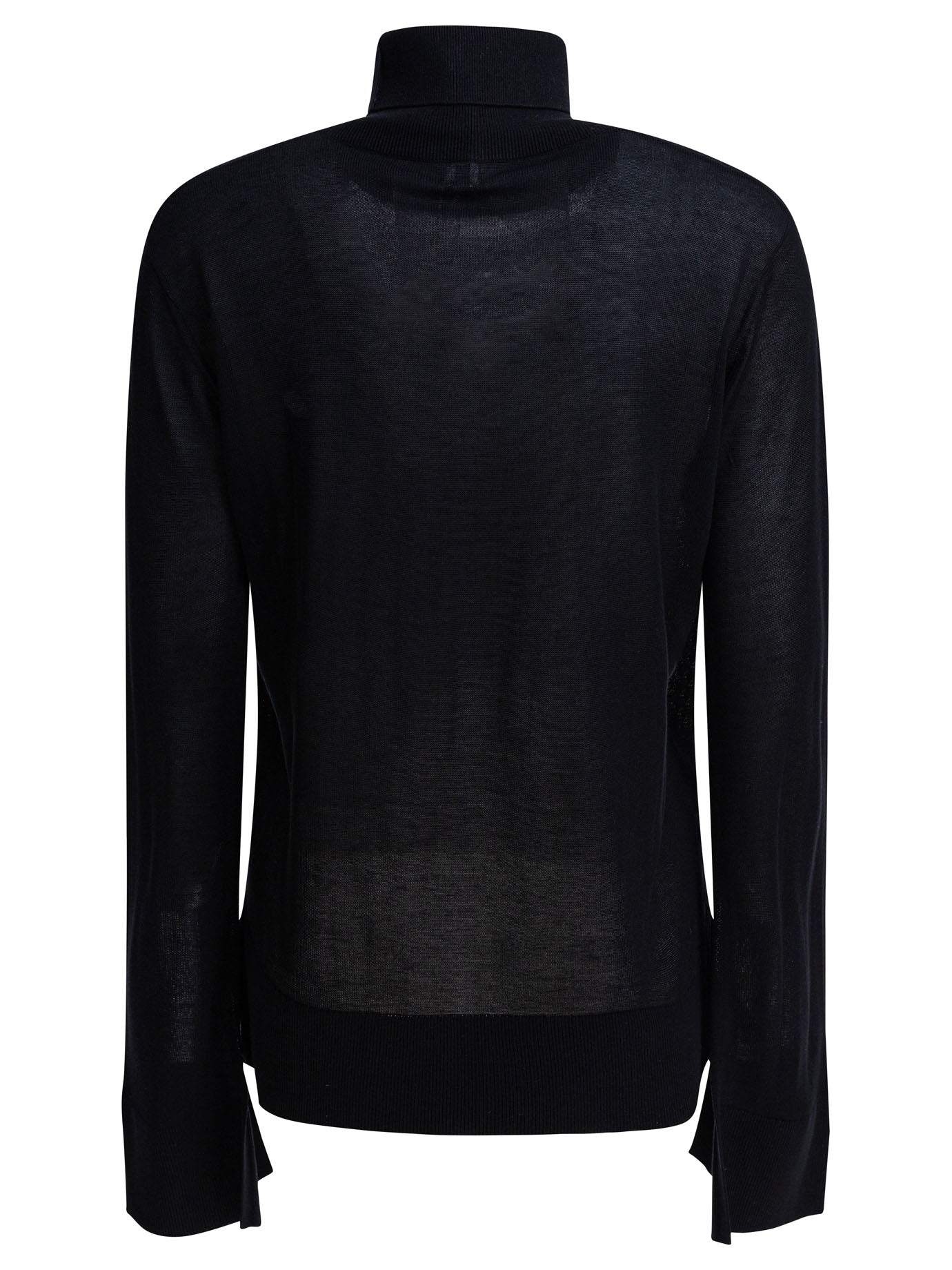 TOTEME Slit Sleeve Turtleneck Sweater
