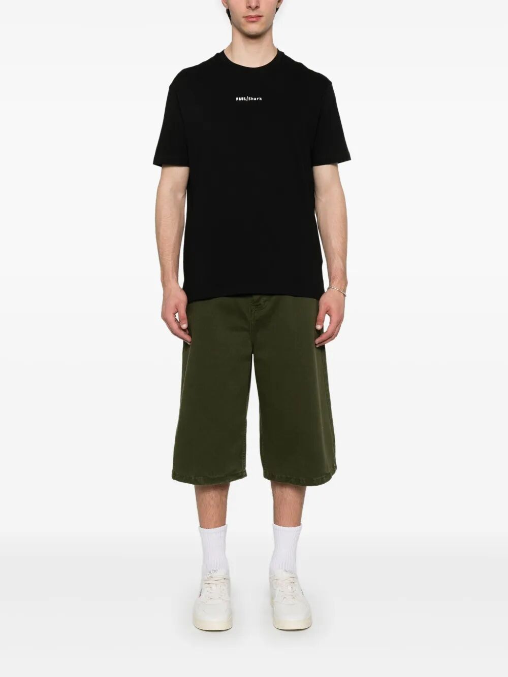 PAUL & SHARK Logo Print Cotton T-Shirt