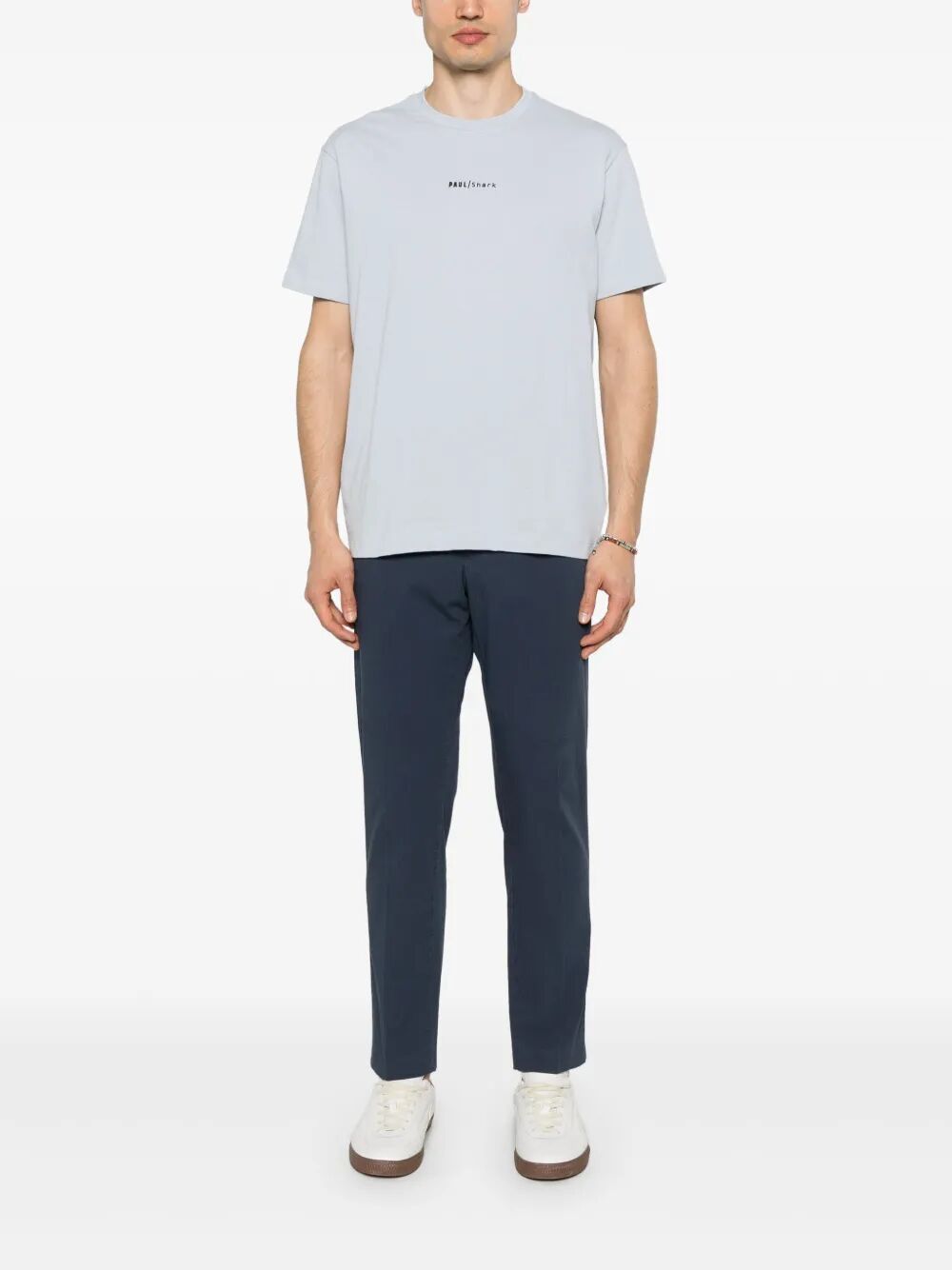 PAUL & SHARK Logo Print Cotton T-Shirt for Men - SS25 Collection