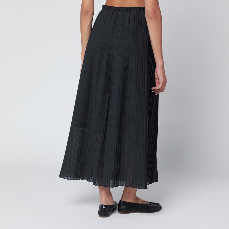 MKDT STUDIO Pleated Midi Skirt for Women