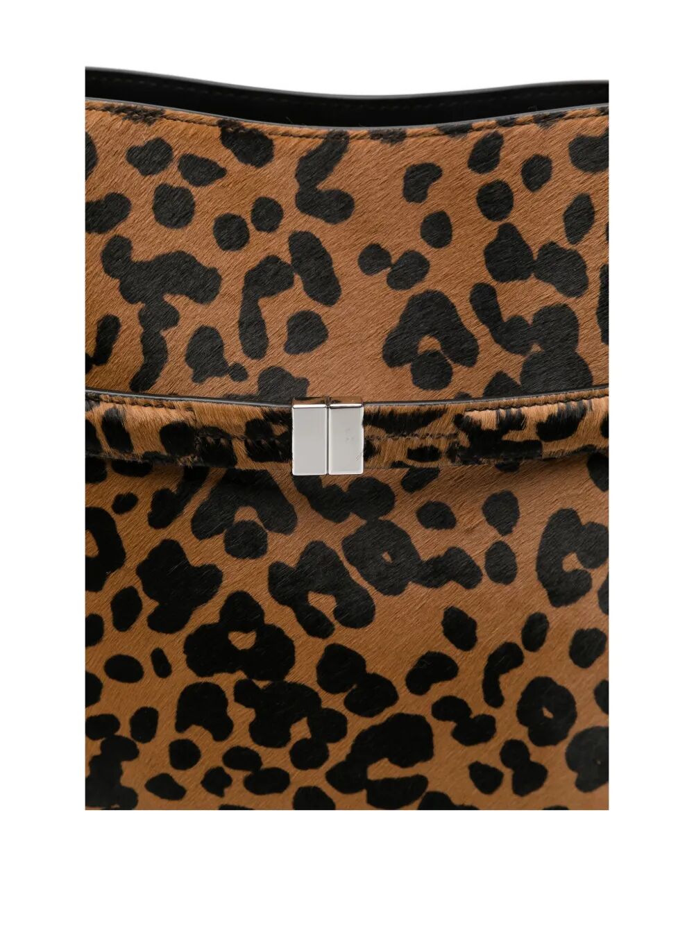 TOTEME Belted Pony Hair Bucket Handbag