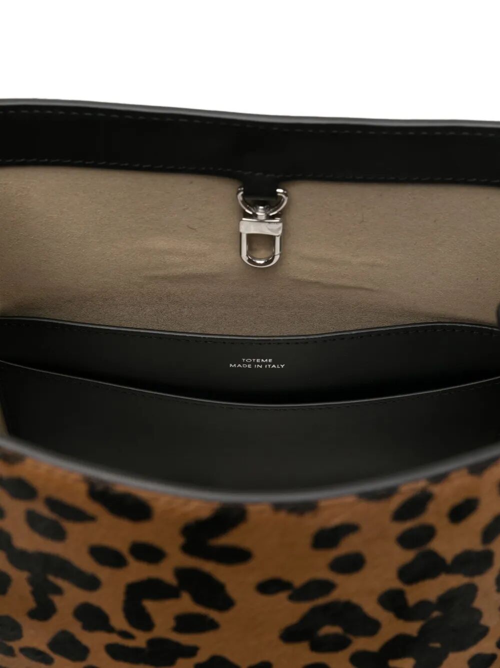 TOTEME Belted Pony Hair Bucket Handbag