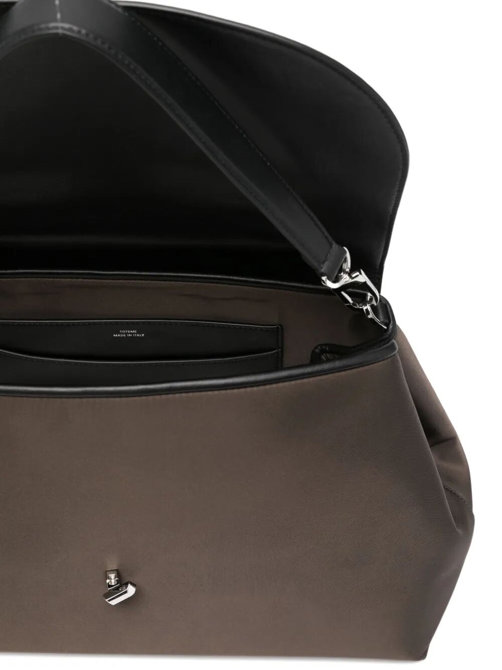 TOTEME Nylon Satchel with T-Lock Closure