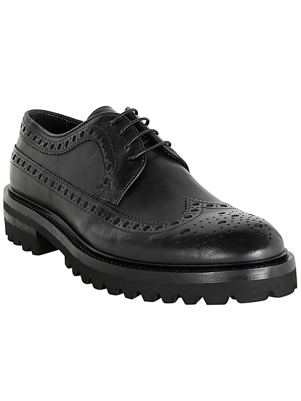 CORVARI Lace Up Horse Rubber Bottom Shoes for Men
