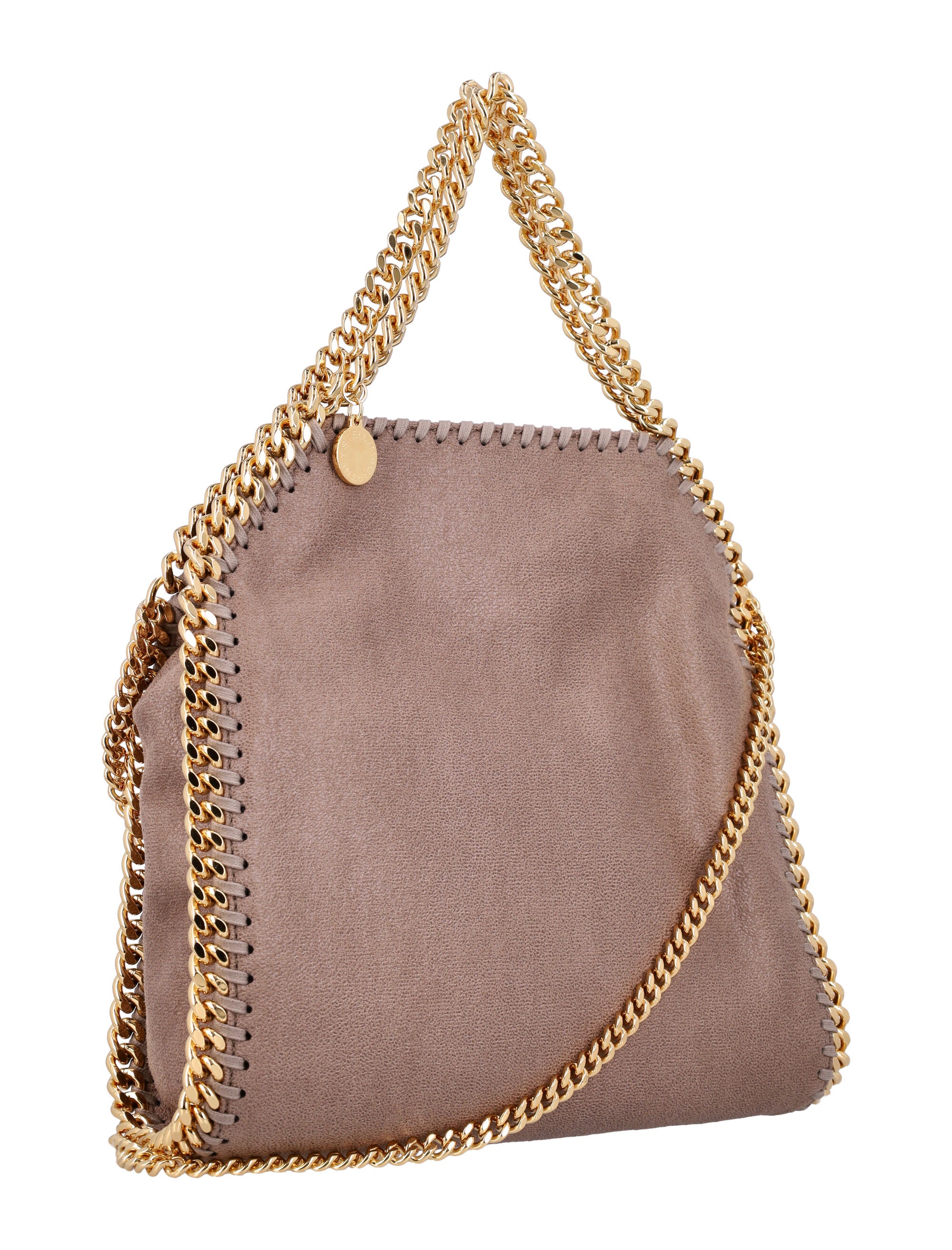 STELLA MCCARTNEY Mini Tote Handbag with Gold-Chain