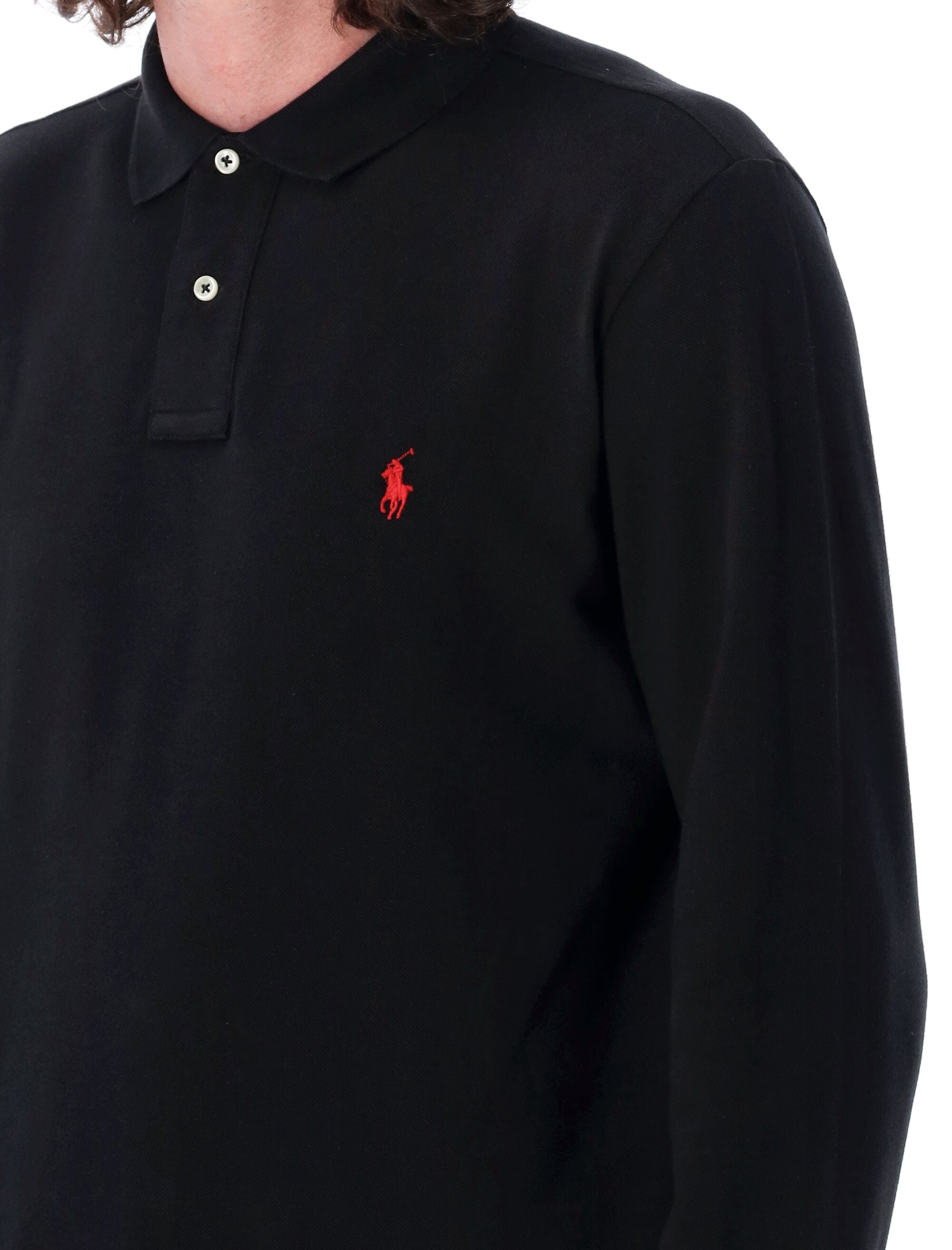 POLO RALPH LAUREN Long-Sleeved Polo Shirt - Size L