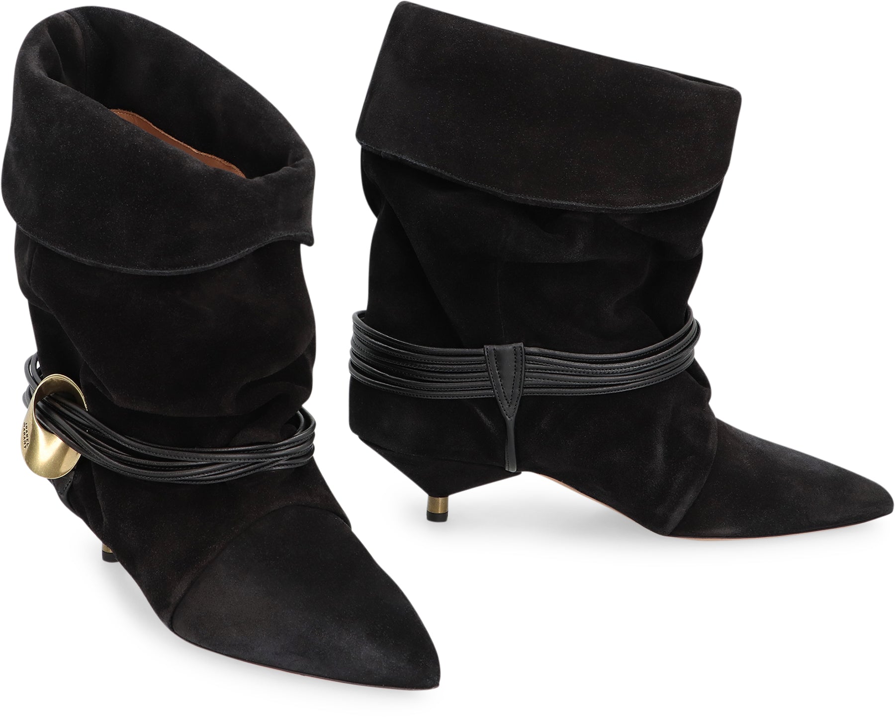ISABEL MARANT Pointed Toe Suede Ankle Boots