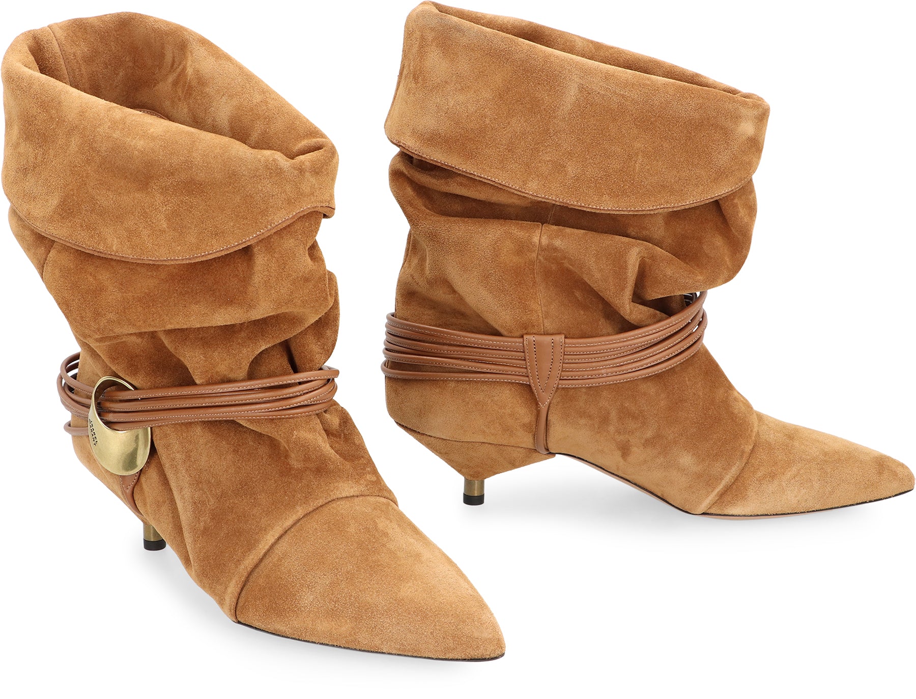 ISABEL MARANT Edrika Mini Suede Ankle Boots