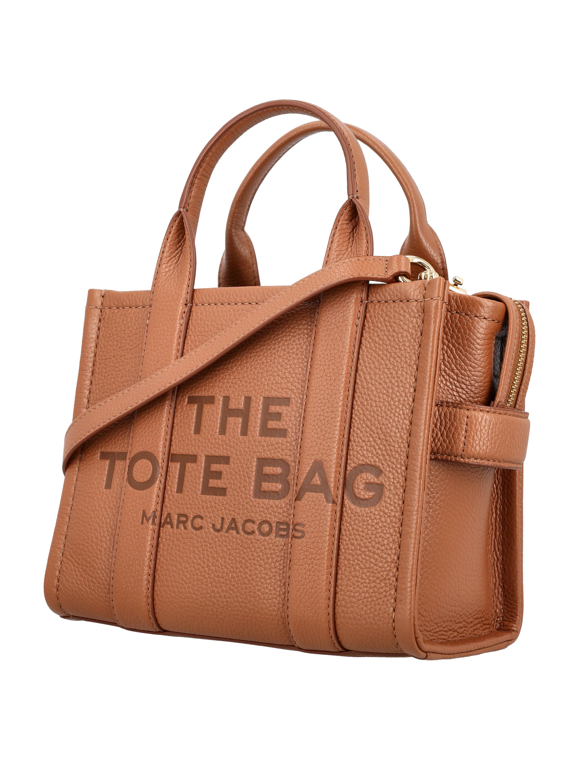 MARC JACOBS The Mini Tote Handbag - Chic Grained Leather Design