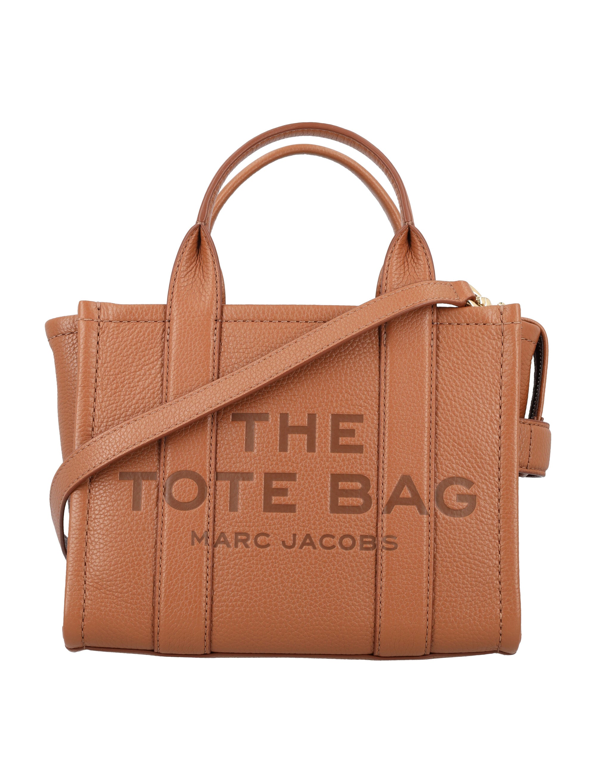 MARC JACOBS The Mini Tote Handbag - Chic Grained Leather Design