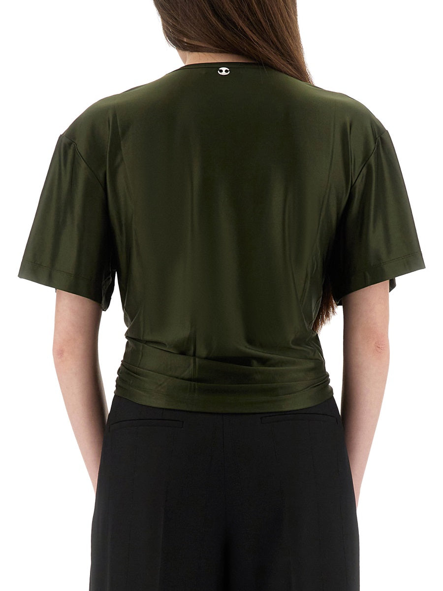 RABANNE Mini Cropped T-Shirt