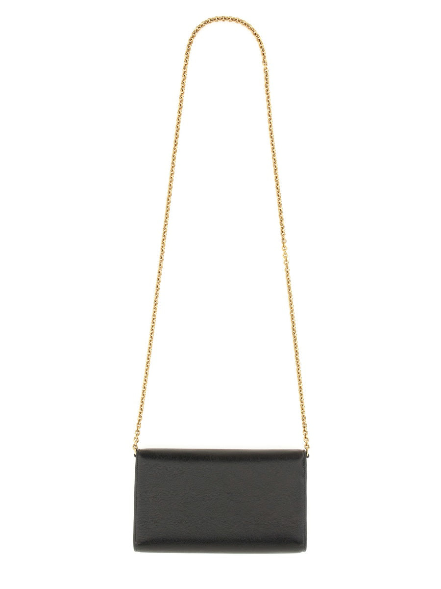 CHLOÉ Iconic Flap and Chain Mini Wallet