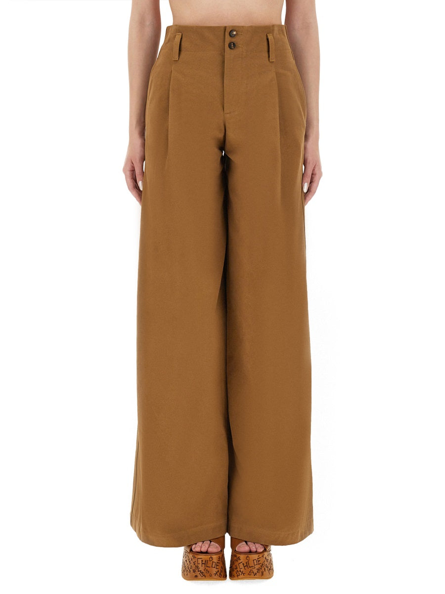 CHLOÉ Wide Leg Pants - Size 36