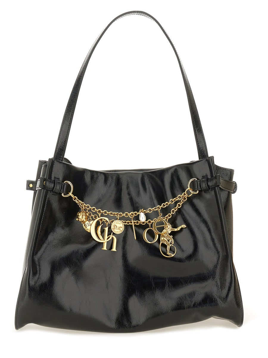CHLOÉ Luxury Leather Charms Mini Handbag