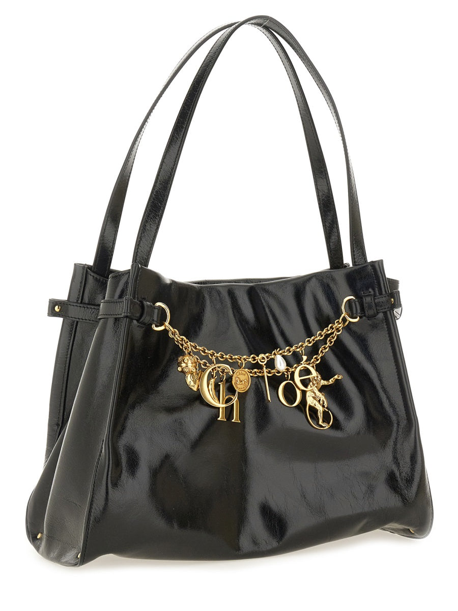 CHLOÉ Luxury Leather Charms Mini Handbag