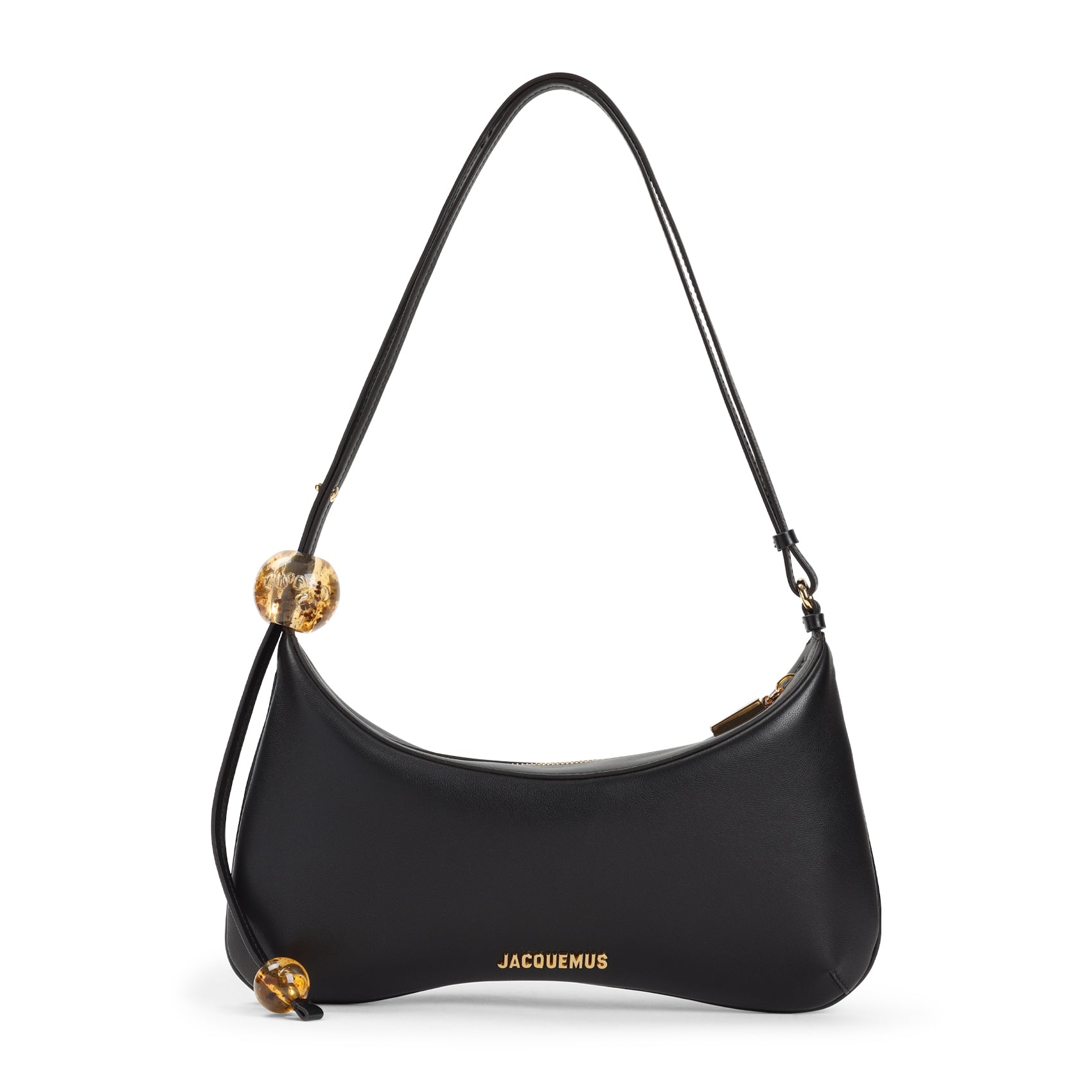 JACQUEMUS Mini Handbag with Pearl Detail - 30cm x 11.5cm x 6cm